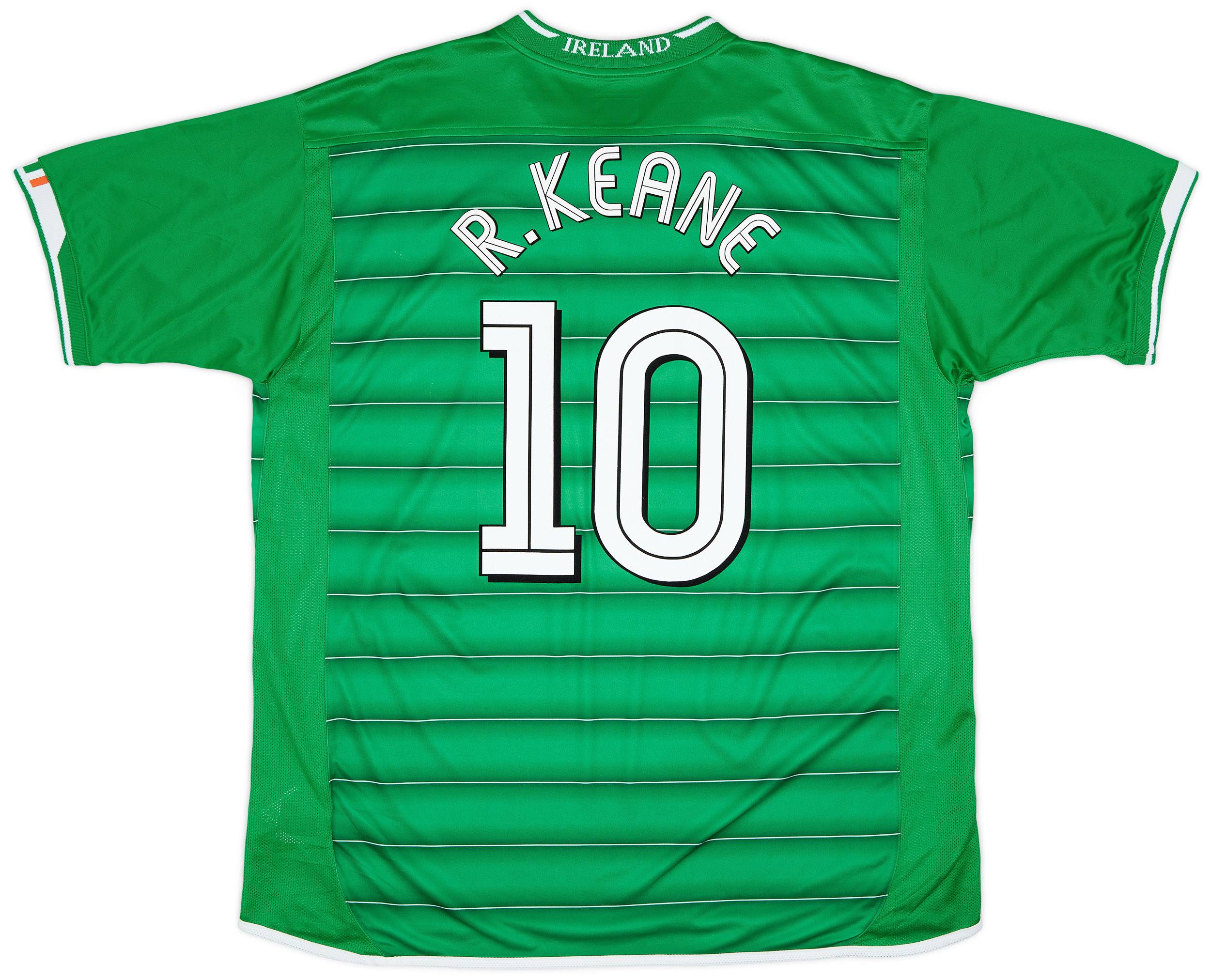 2003-04 Ireland Home Shirt R.Keane #10 - 9/10 - (XXL)