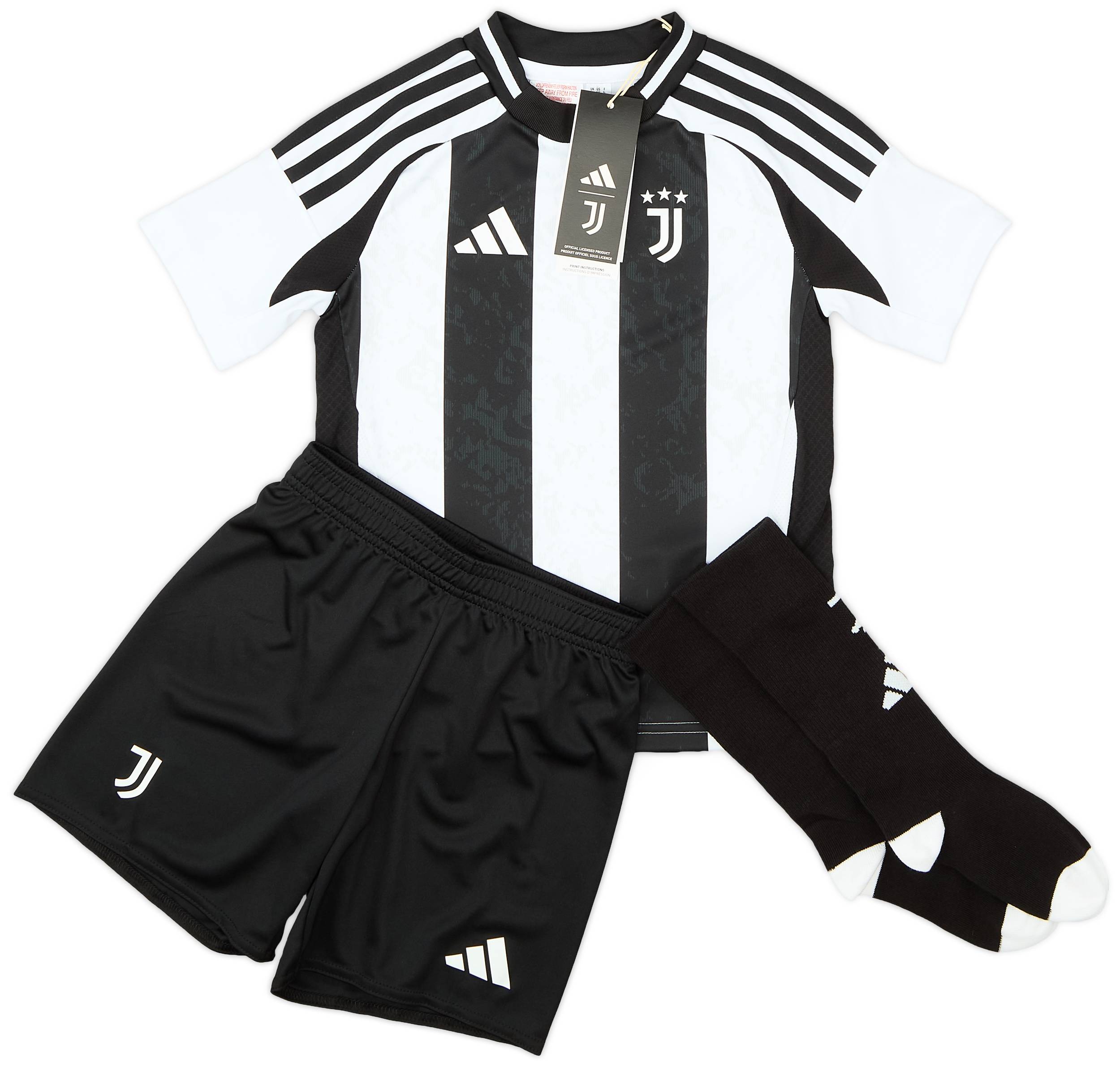 2024 25 Juventus Home Full Kit Little Kids