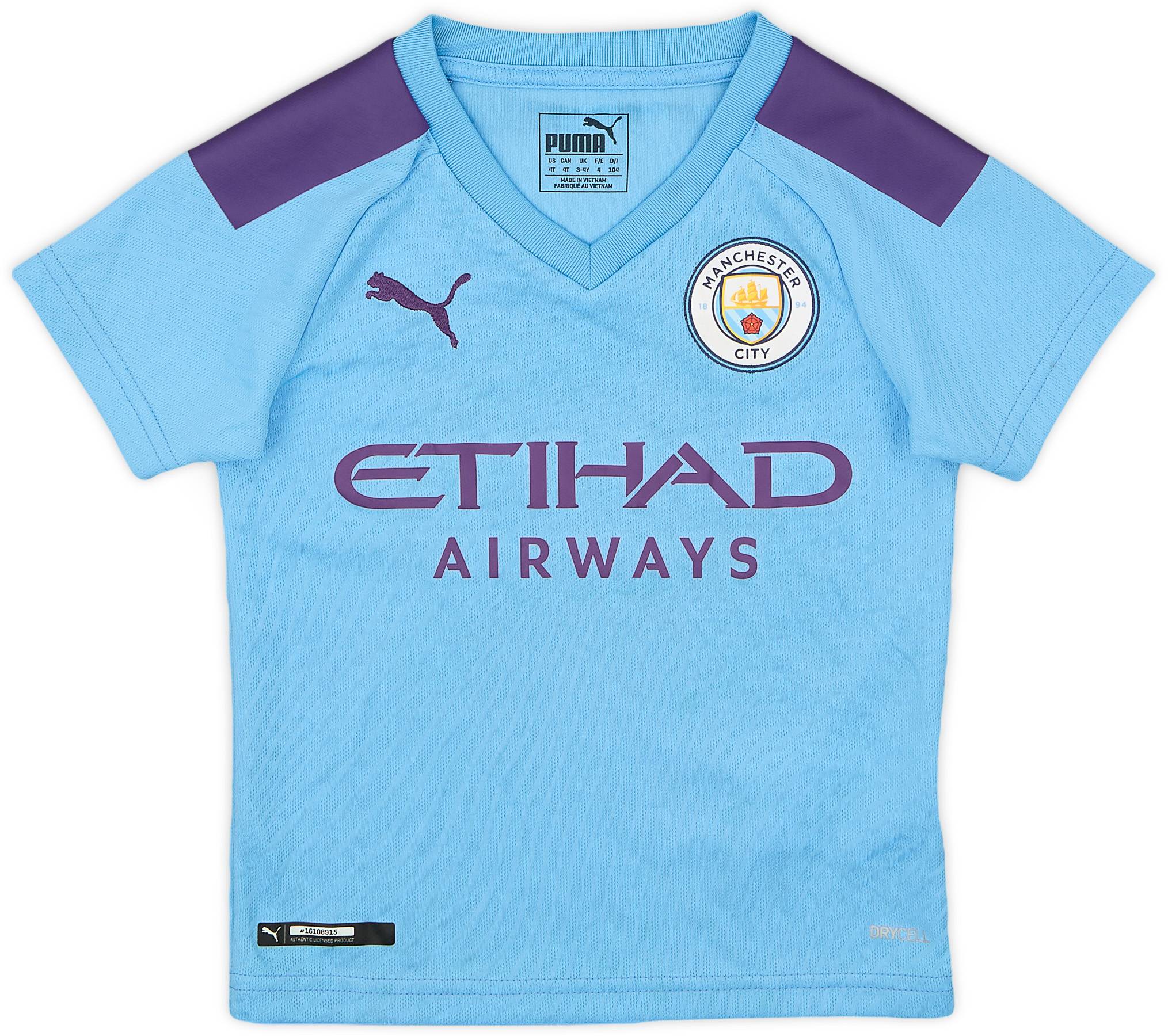 2019 20 Manchester City Home Shirt 8 10 3 4 Years