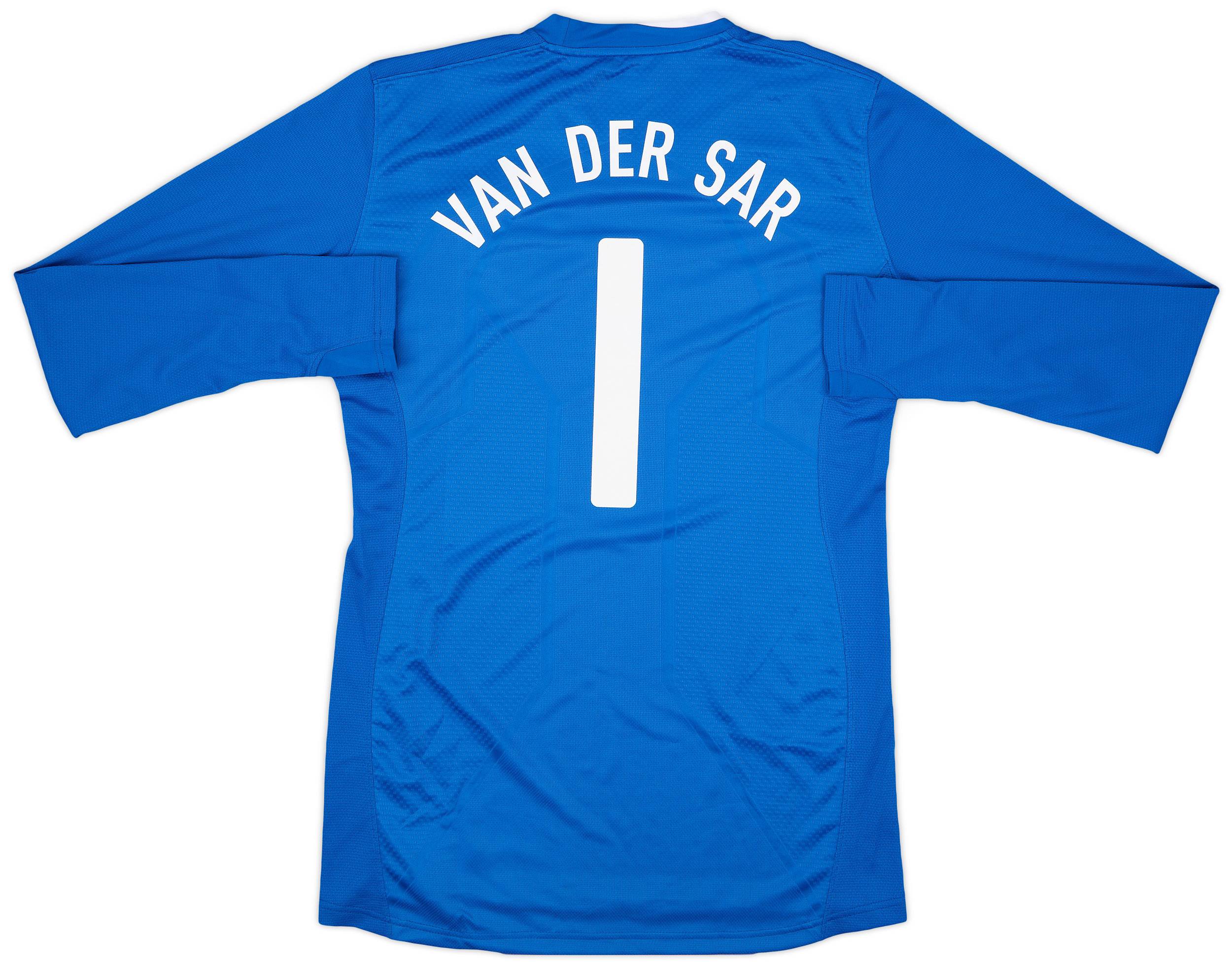 2008-10 Netherlands Player Issue GK Shirt van der Sar #1 (L)