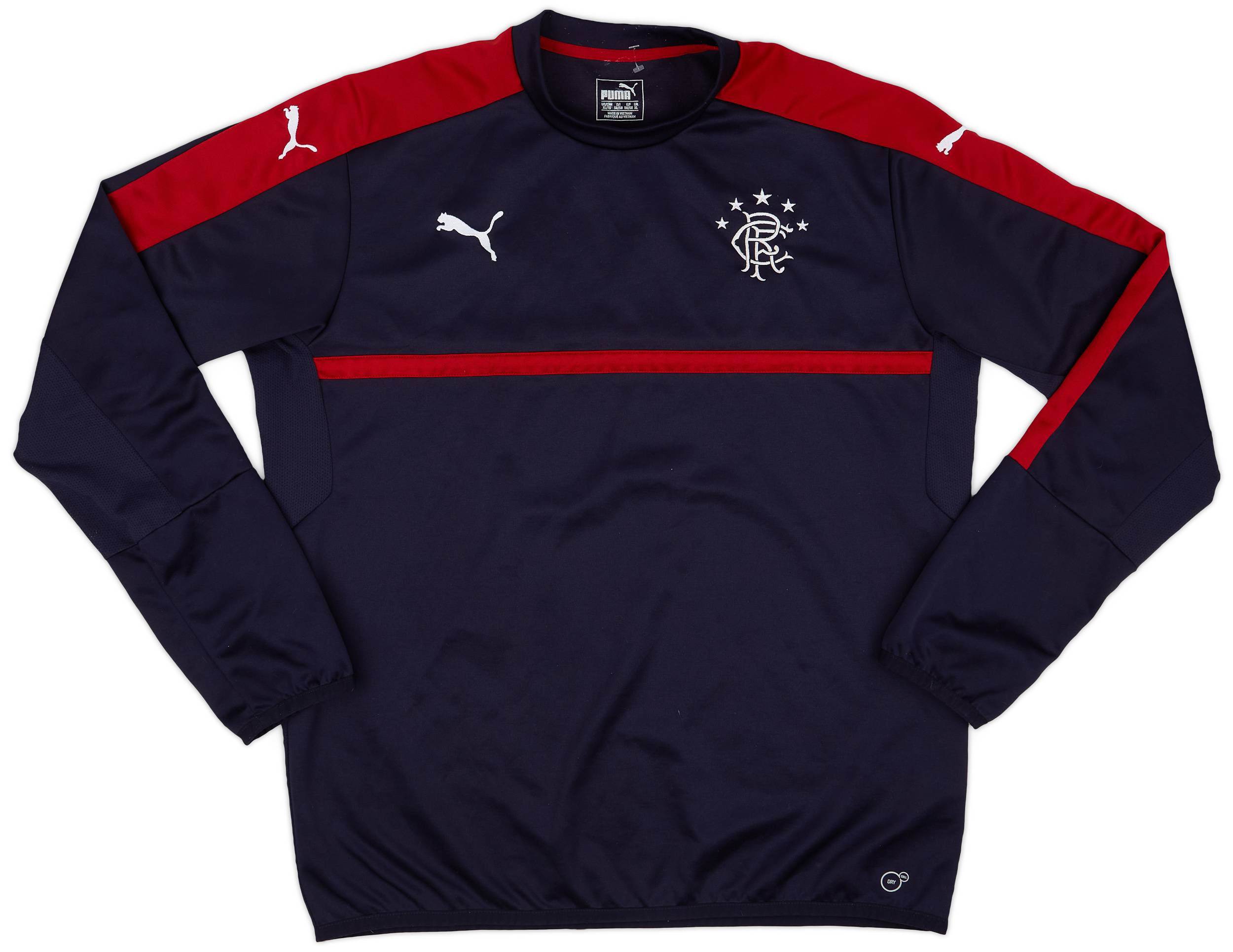 2016 17 Rangers Puma Sweat Top 9 10 XL