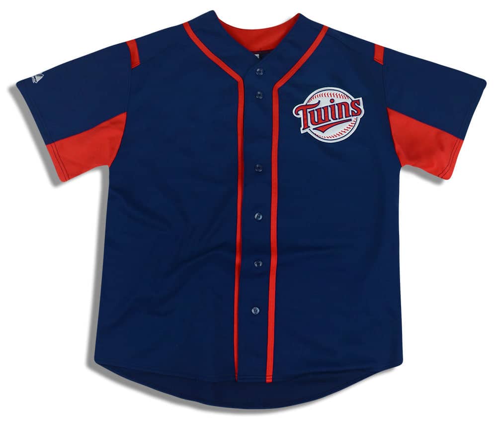 2004 09 Minnesota Twins Mauer 7 Majestic Jersey Alternate L
