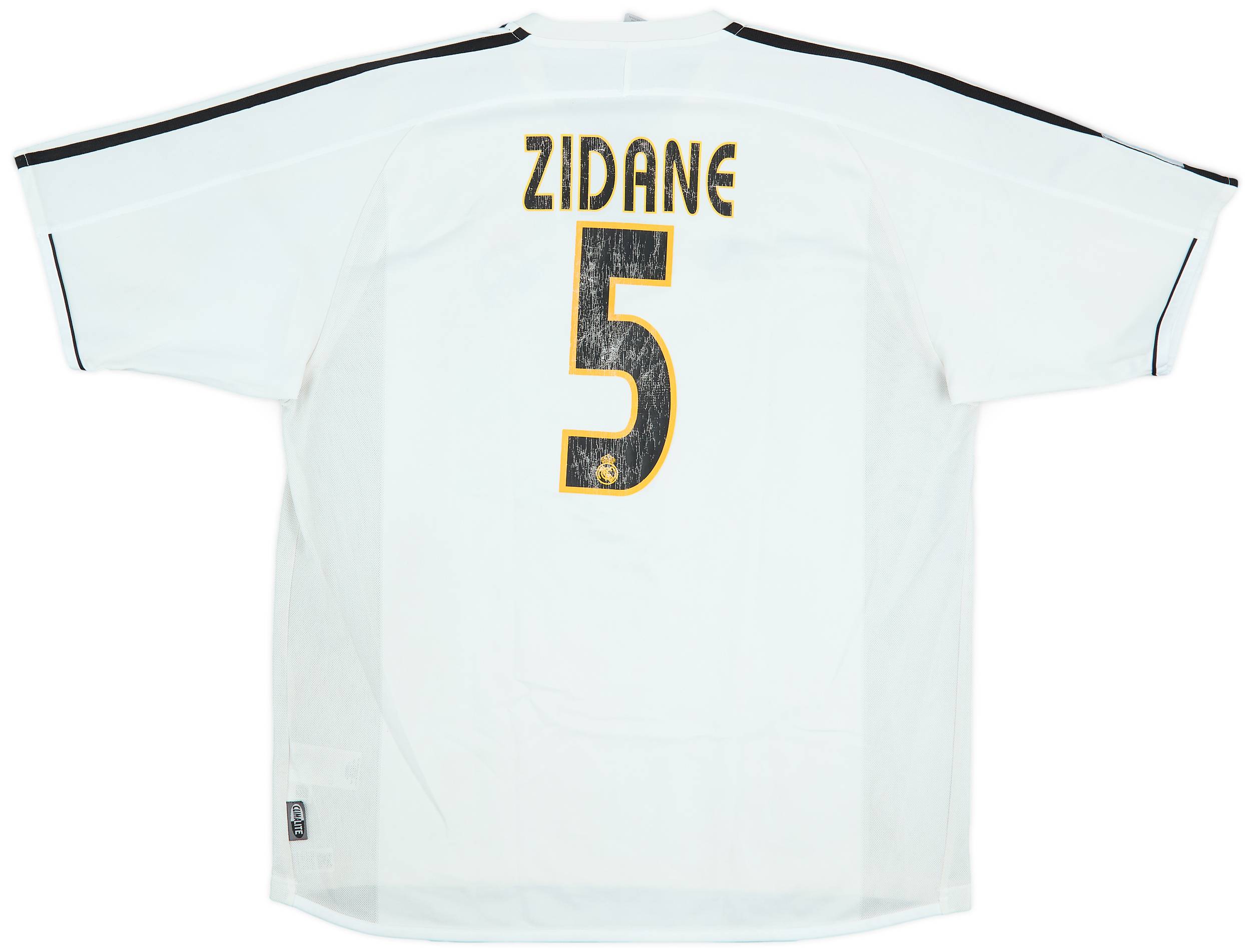 2003-04 Real Madrid Home Shirt Zidane #5 - 5/10 - (L) 2003-04 Real Madrid Home Shirt Zidane #5 - 5/10 - (L)