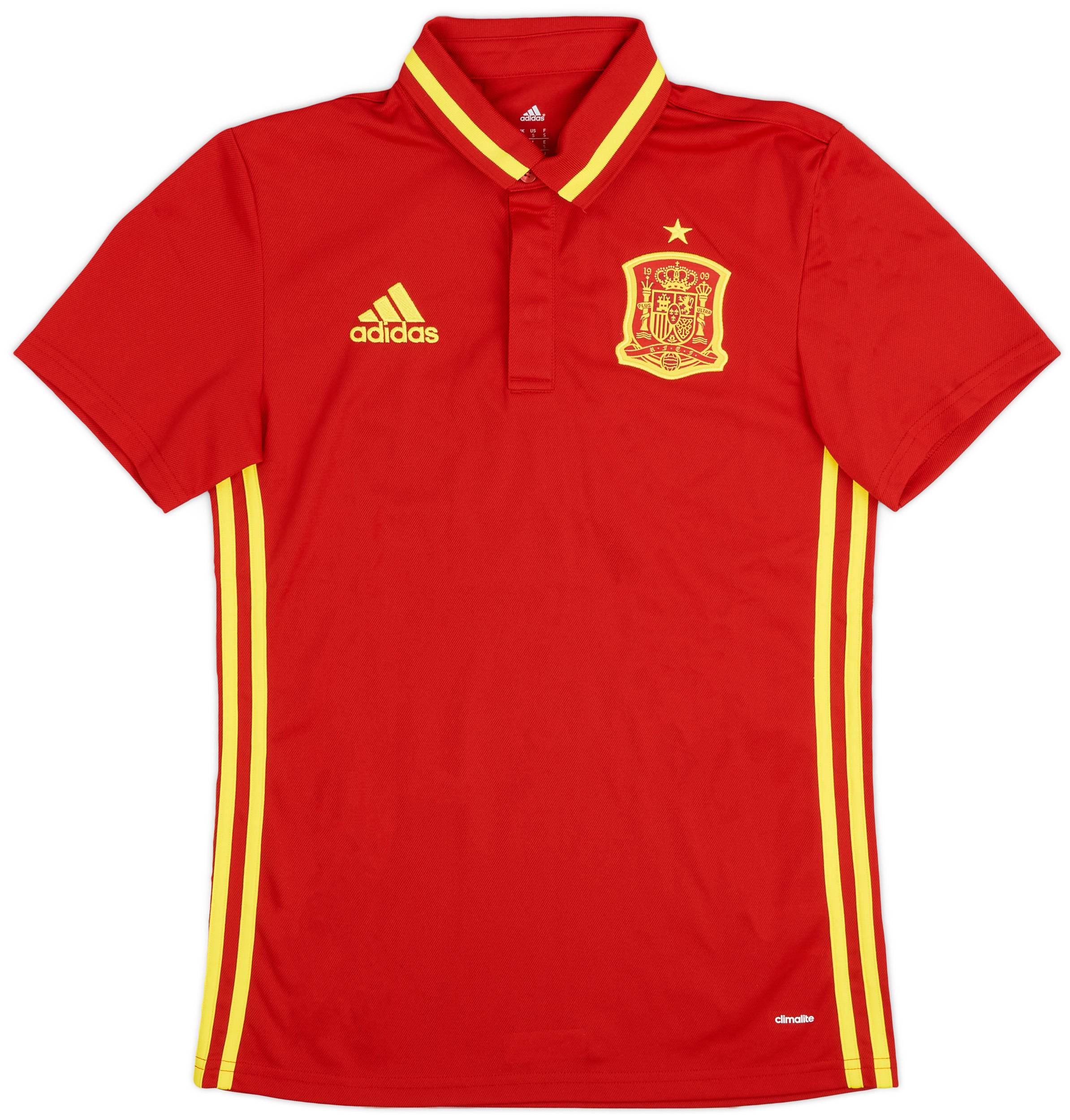 2016-17 Spain adidas Polo Shirt - 10/10 - (S)