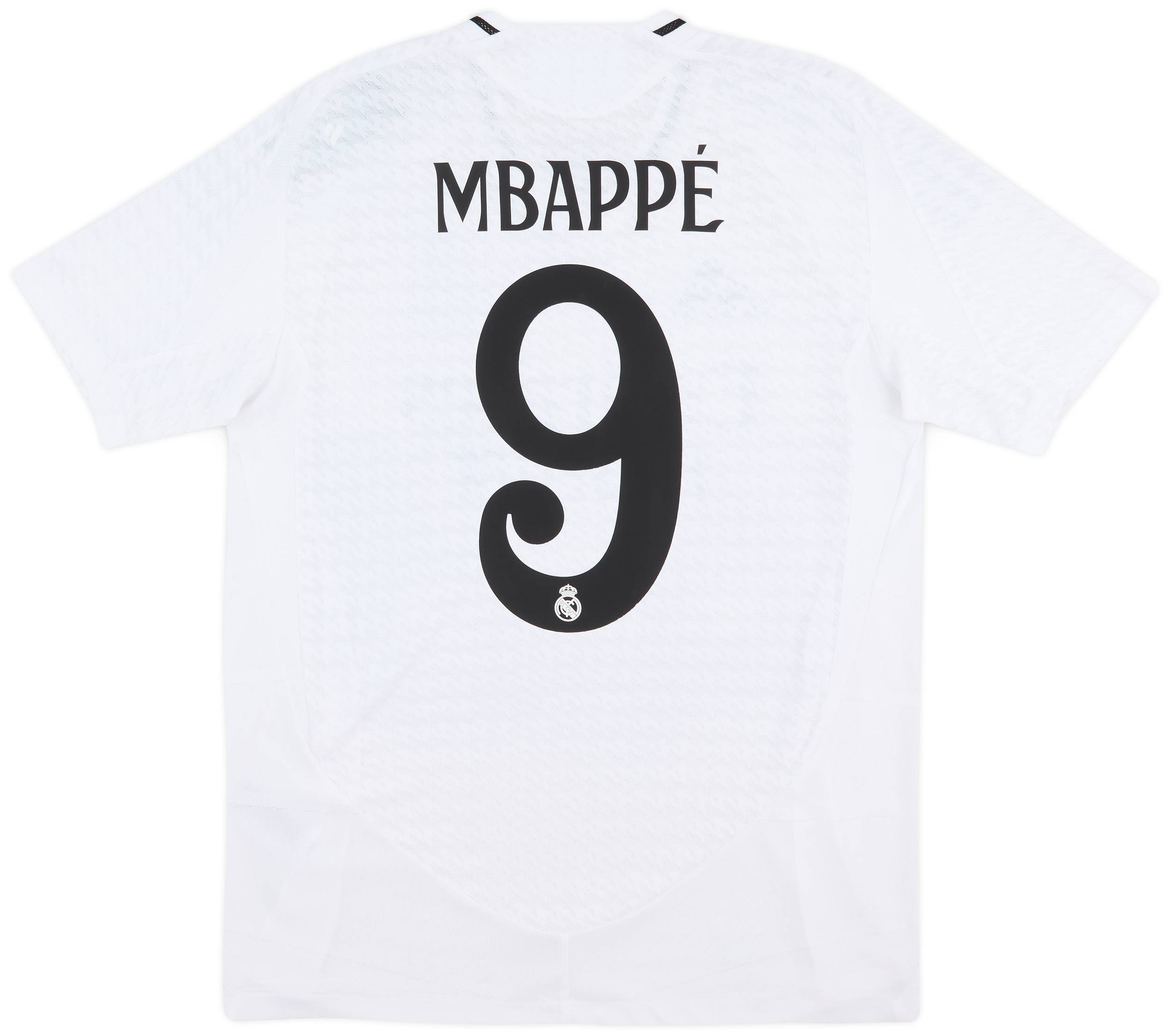 クリスマス特集2024 2024-25 Real Madrid Authentic Home Shirt Mbappe #9 ウェア