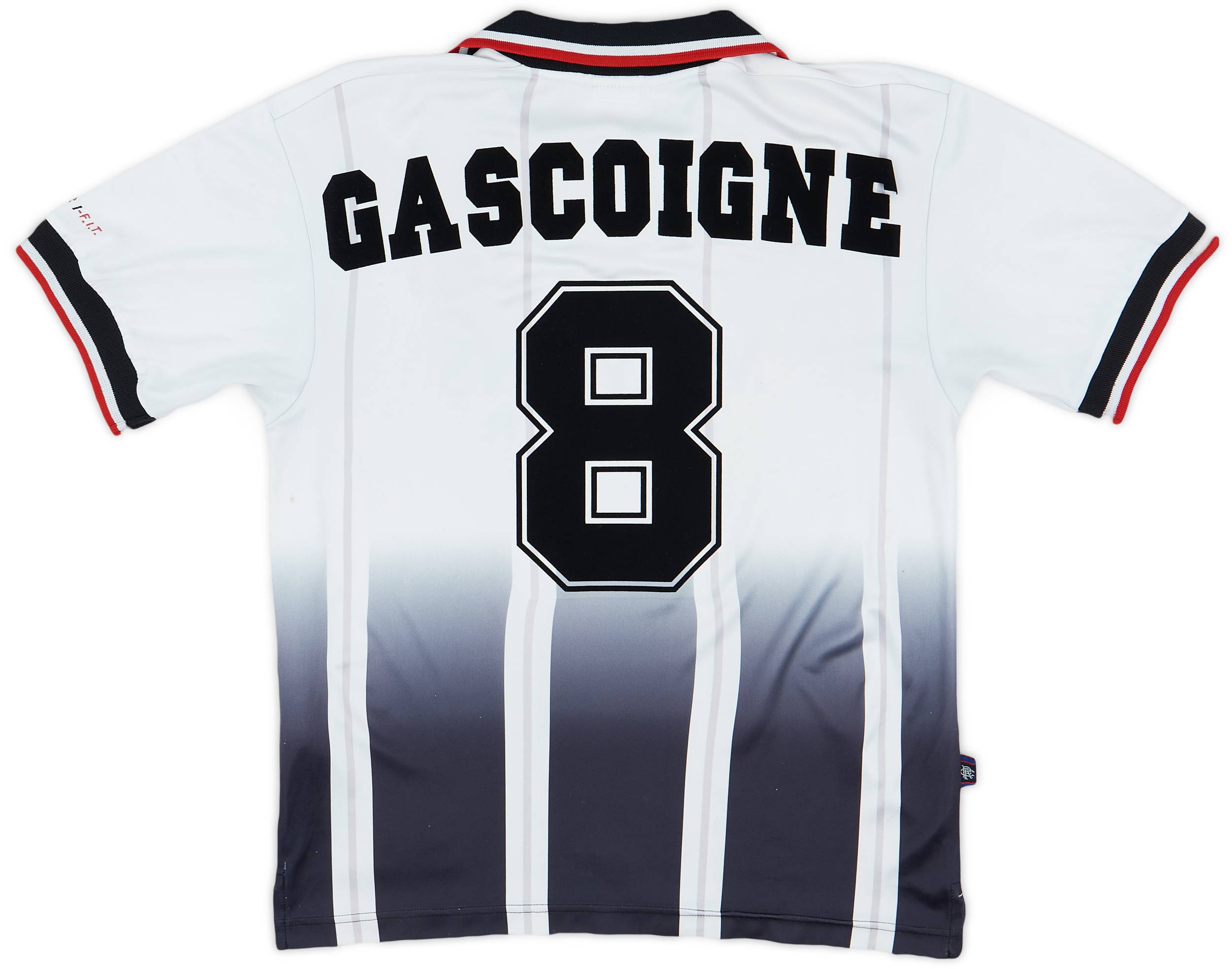 Soccer Rangers Gascoigne Shirt Signed Paul Gascoigne Shirt Glasgow