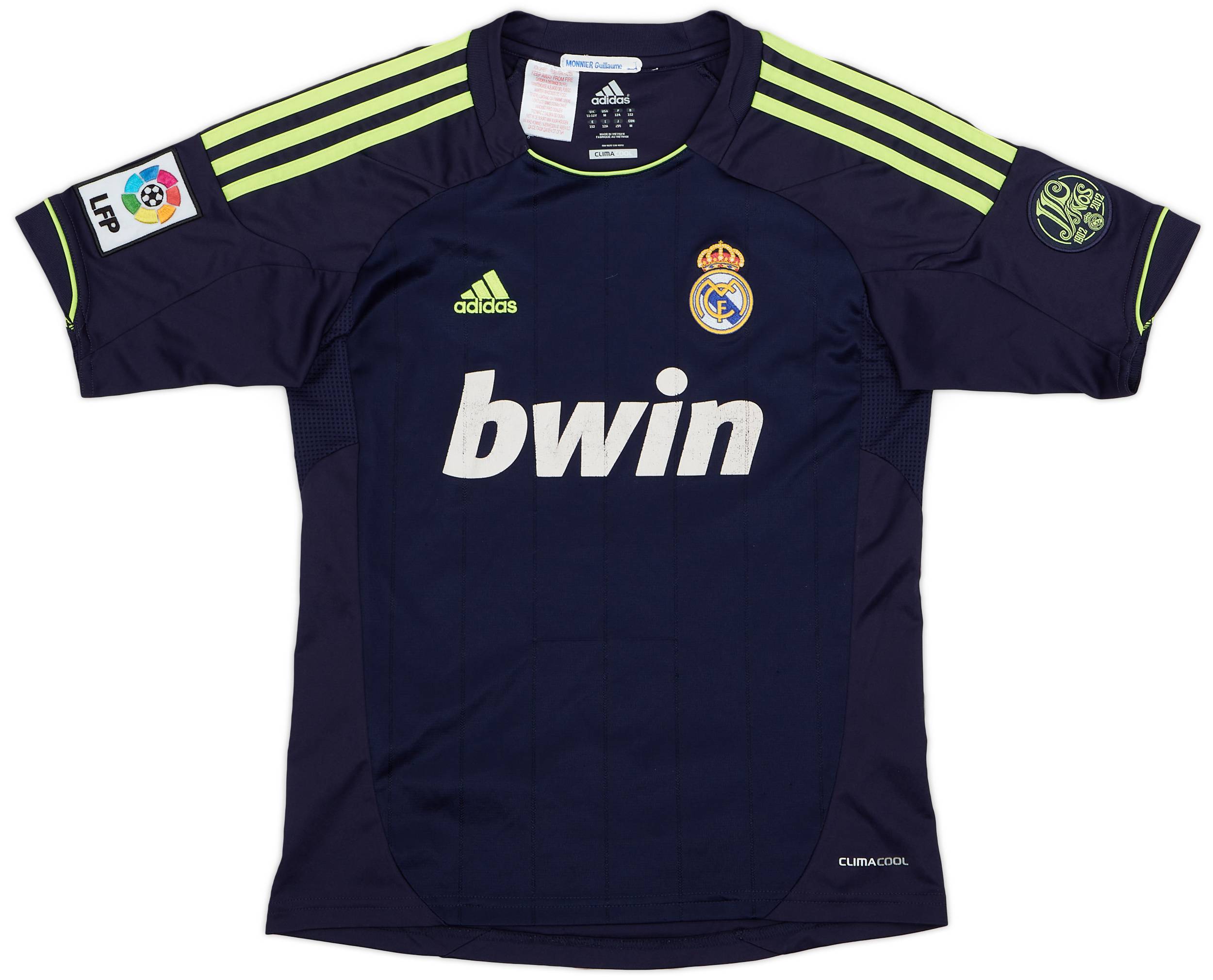 2012-13 Real Madrid Away Shirt - 6/10 - (M.Boys)