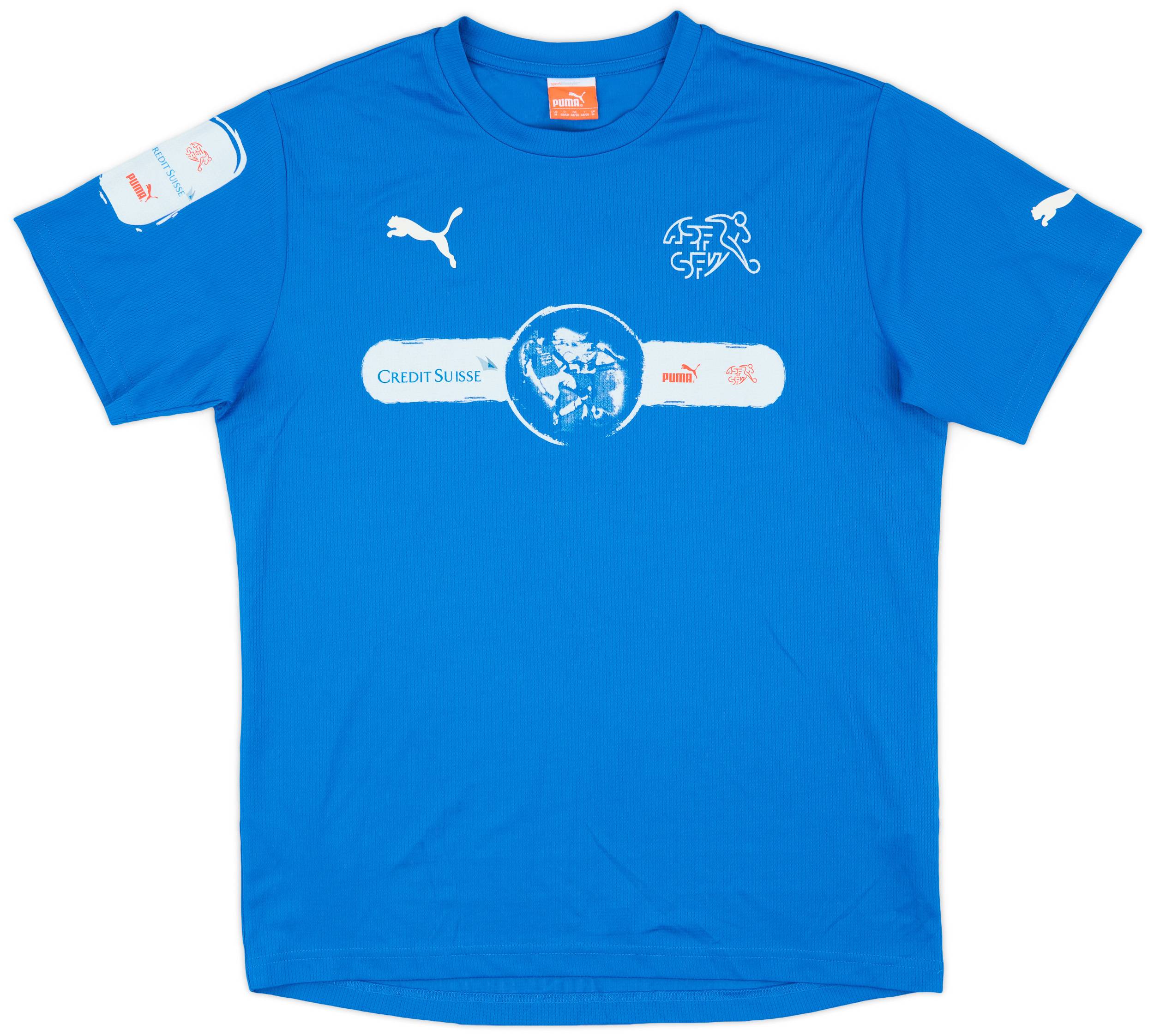 2010s Switzerland Puma Credit Suisse Cup Training Shirt 8 10 M