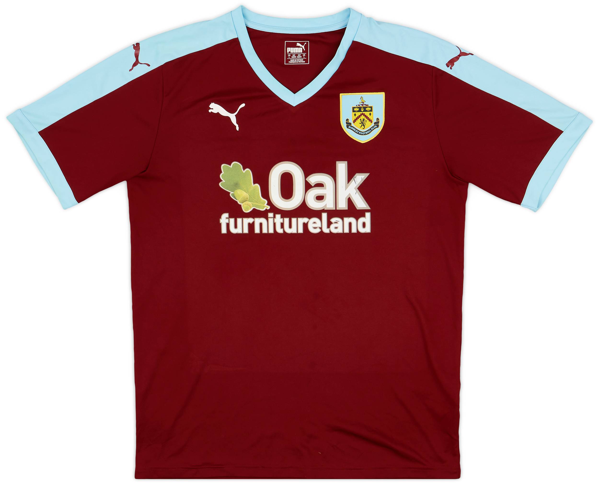 2015-16 Burnley Home Shirt - 7/10 - (L)