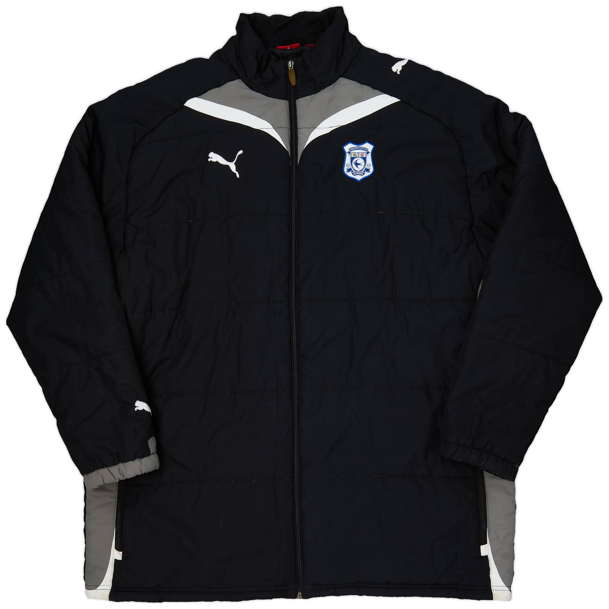 2010-11 Cardiff City Puma Padded Bench Coat - 8/10 - (3XL)