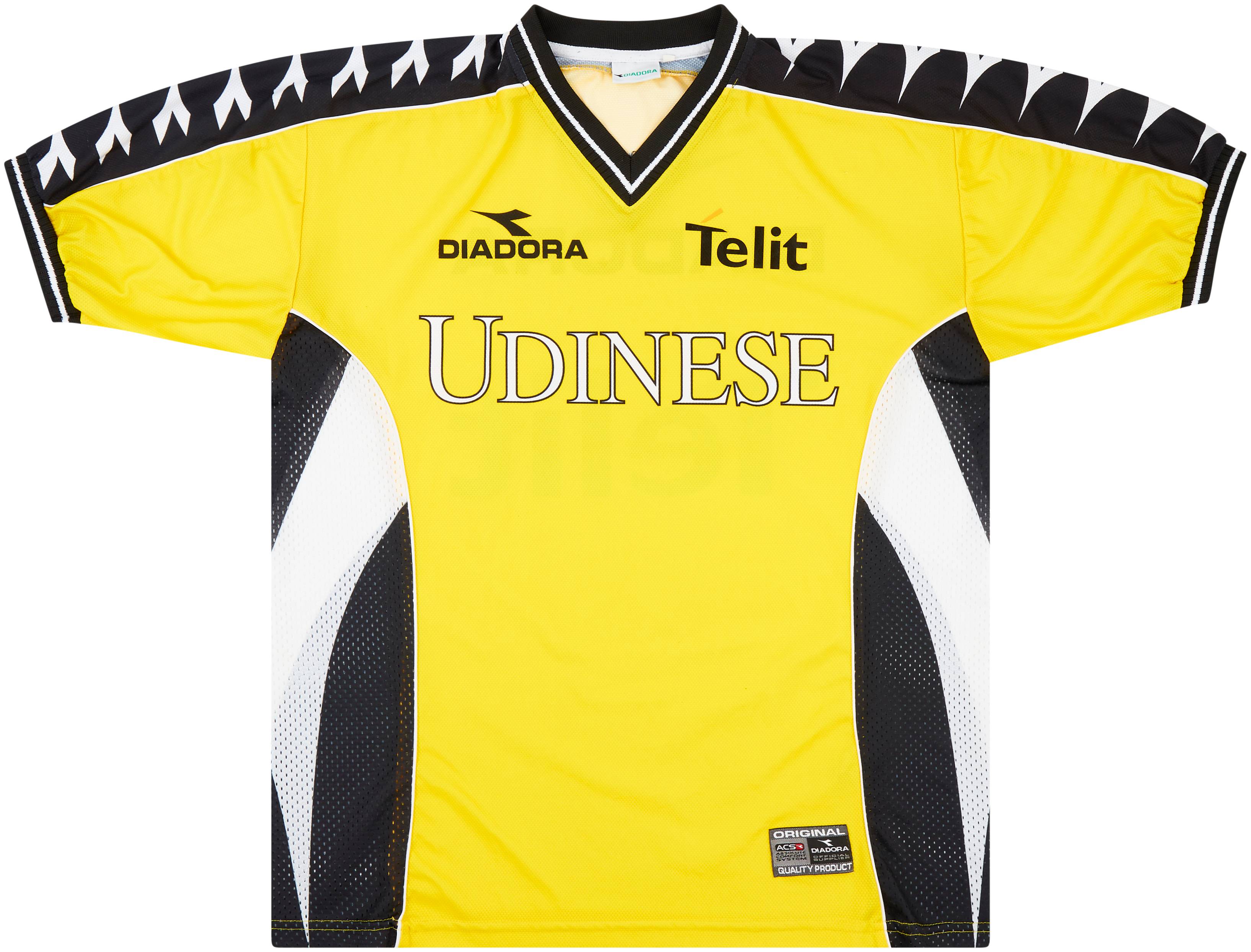 2000-01 Udinese Diadora Training Shirt - 8/10 - (XL)