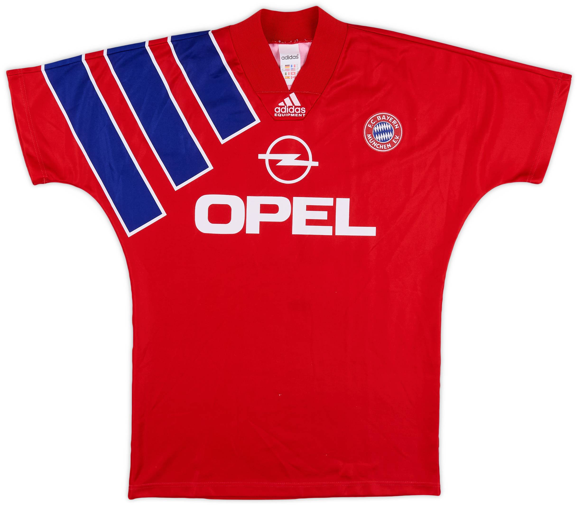 1991-93 Bayern Munich Home Shirt #10 - 7/10 - (S)