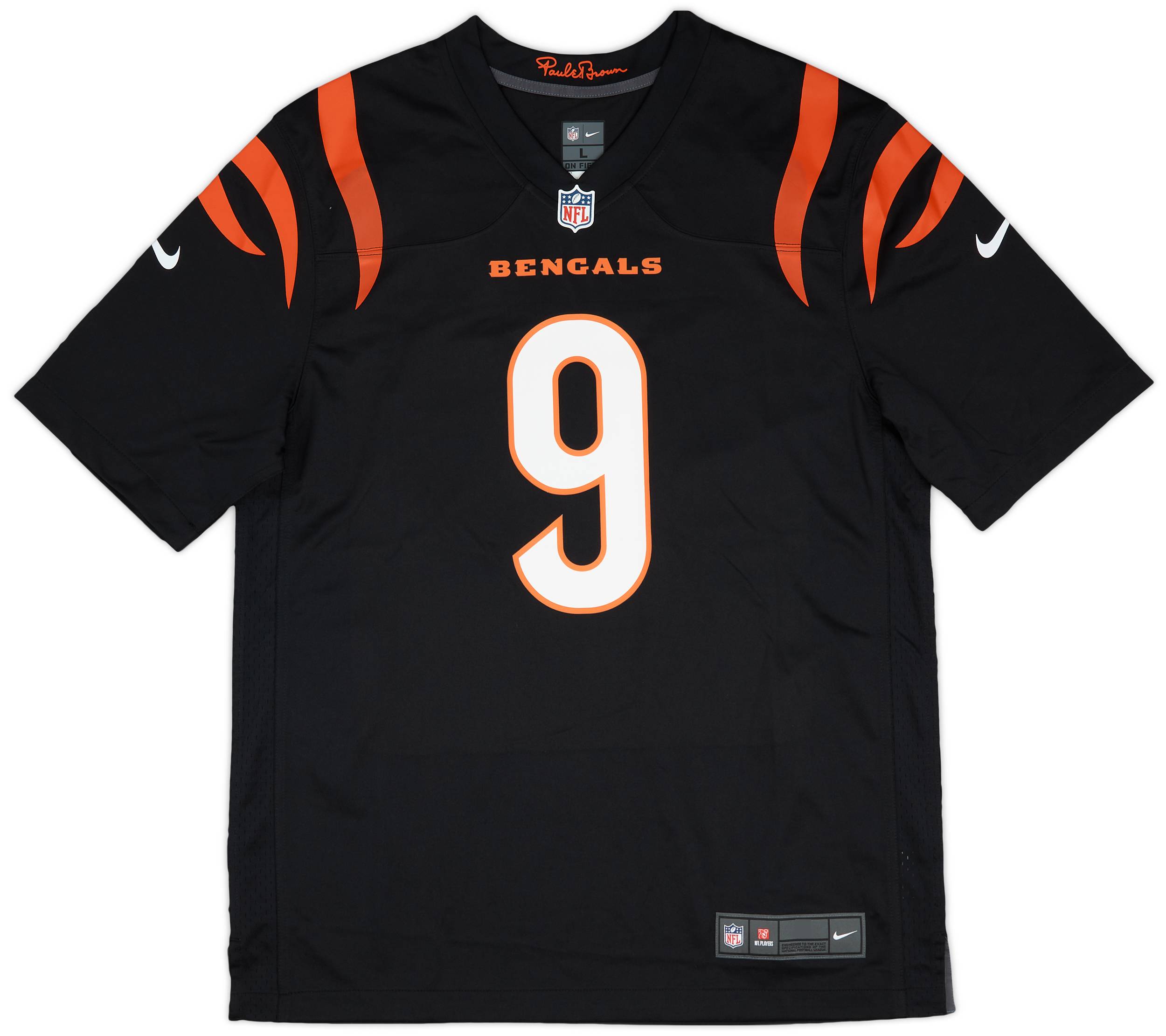 2021-23 Cincinnati Bengals Burrow #9 Nike Game Home Jersey (M)