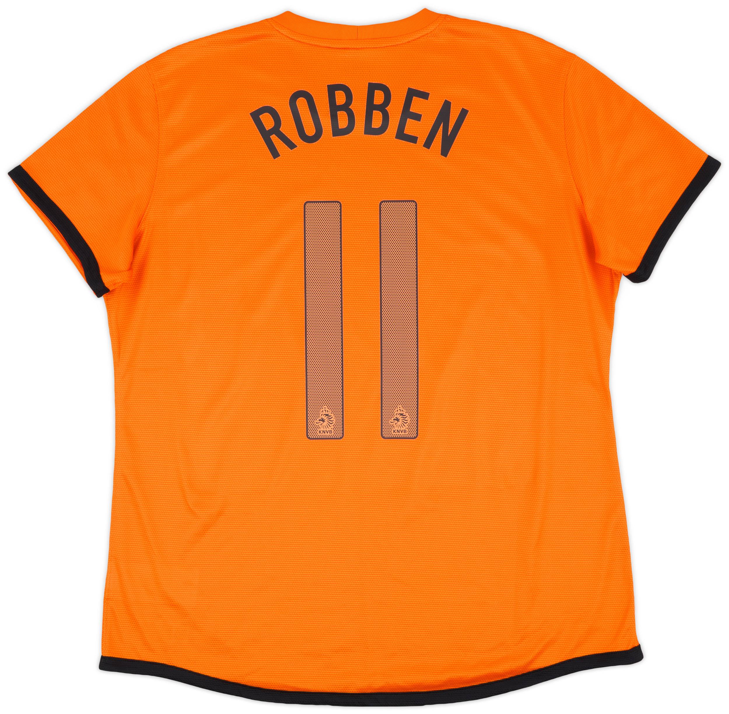 2012-13 Netherlands Home Shirt Robben #11 - 9/10 - (Women's XL)