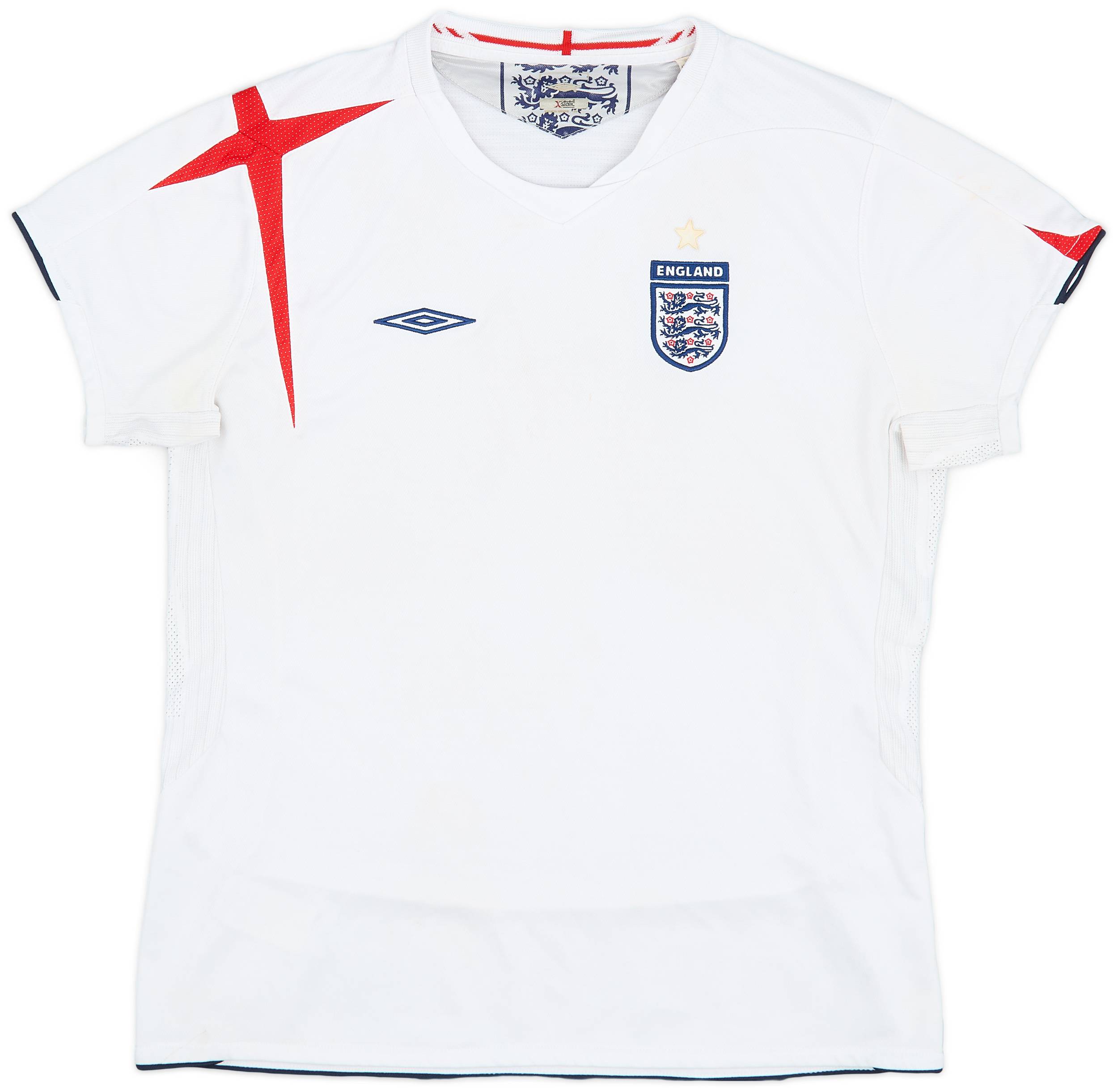 2005-07 England Home Shirt - 6/10 - (Women&#039;s M)