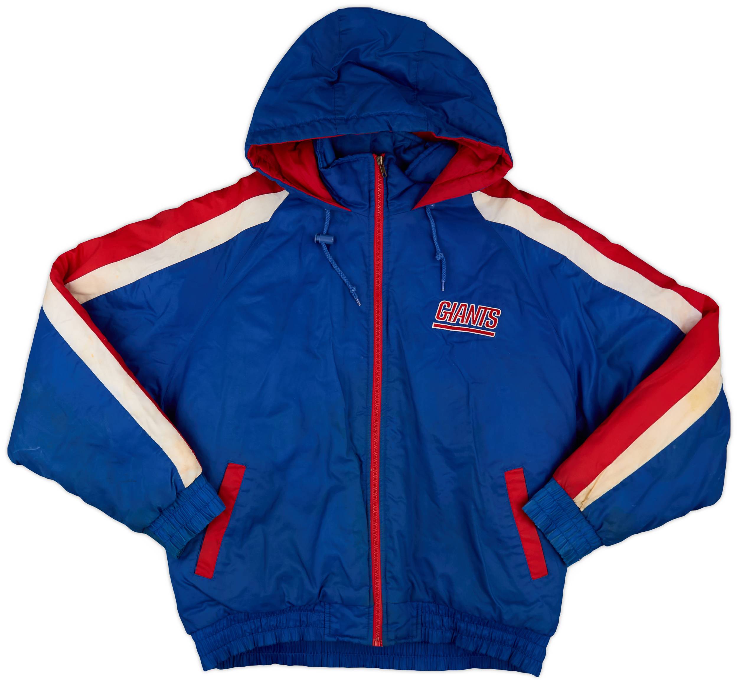 1990s New York Giants NFL Game Day Rain Coat - 5/10 - (L)