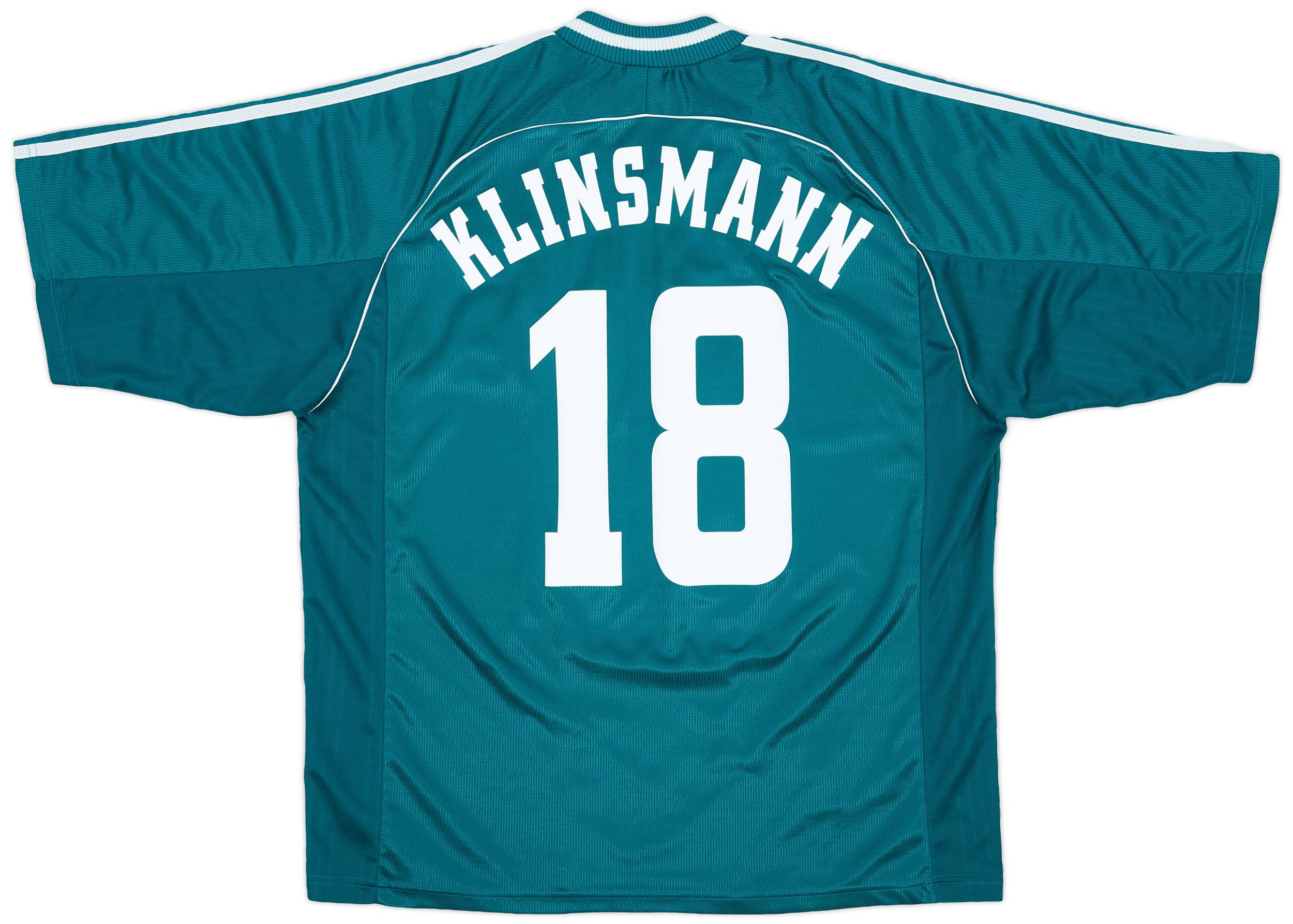 1998-00 Germany Away Shirt Klinsmann #18 - 9/10 - (XL)