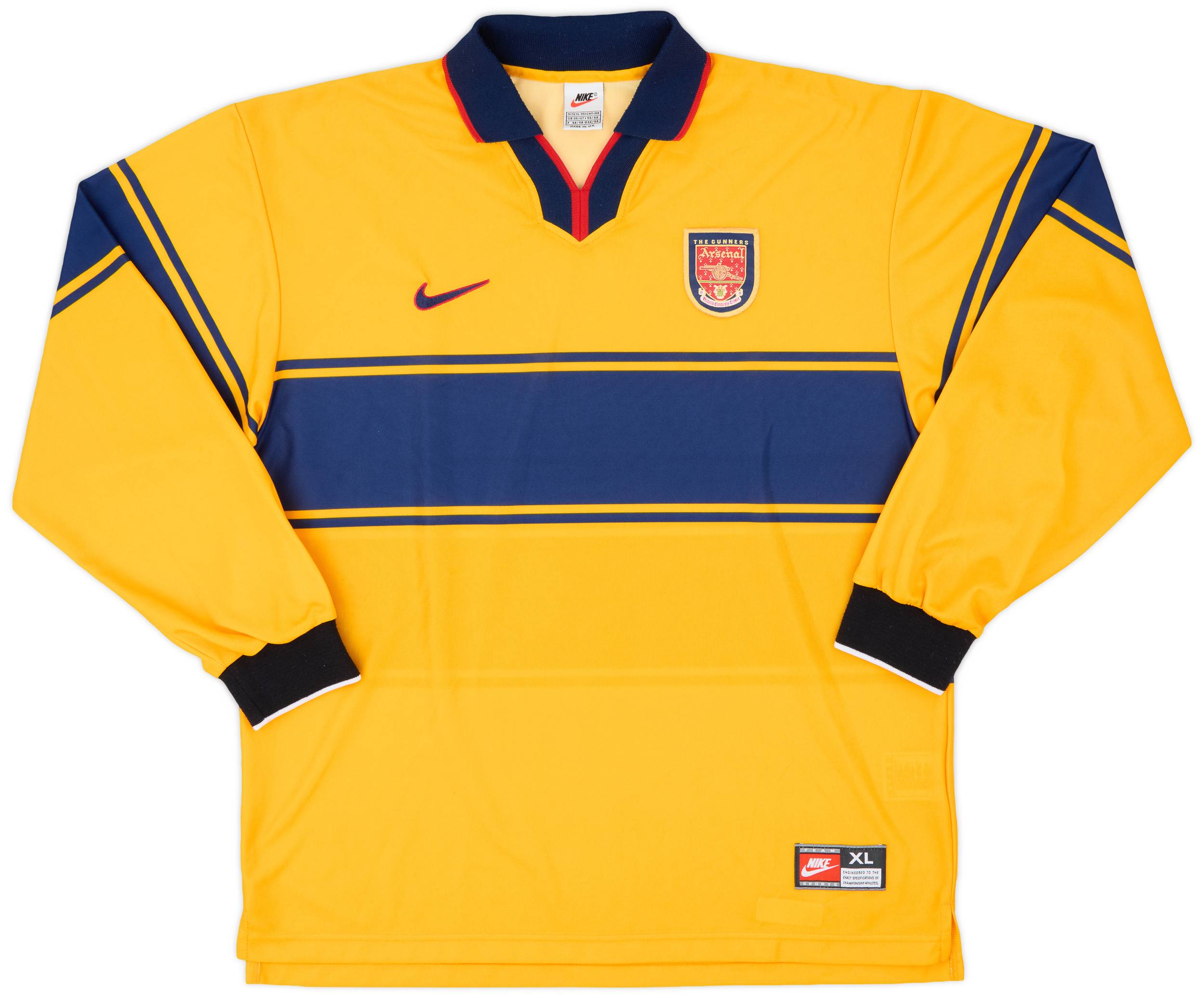 1997-99 Arsenal Away L/S Shirt - 7/10 - (XL)