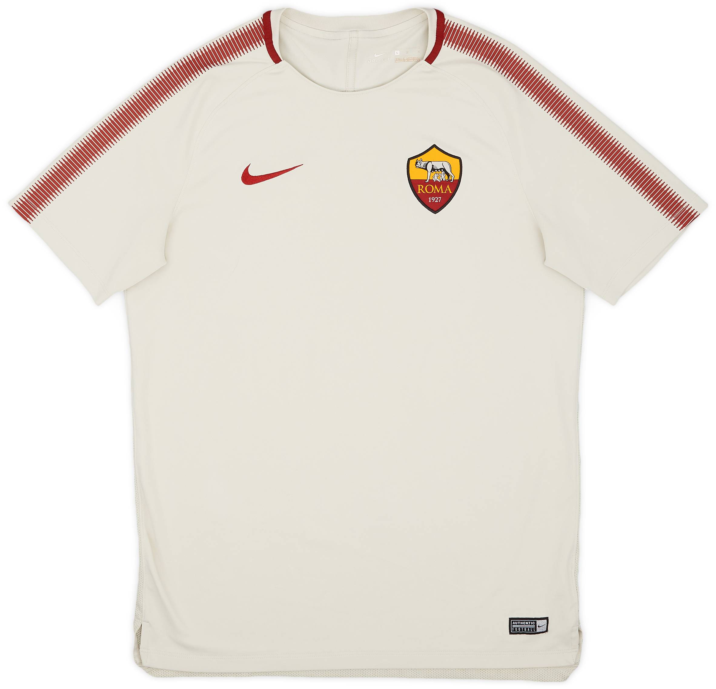 2018-19 Roma Nike Training Shirt - 8/10 - (L)