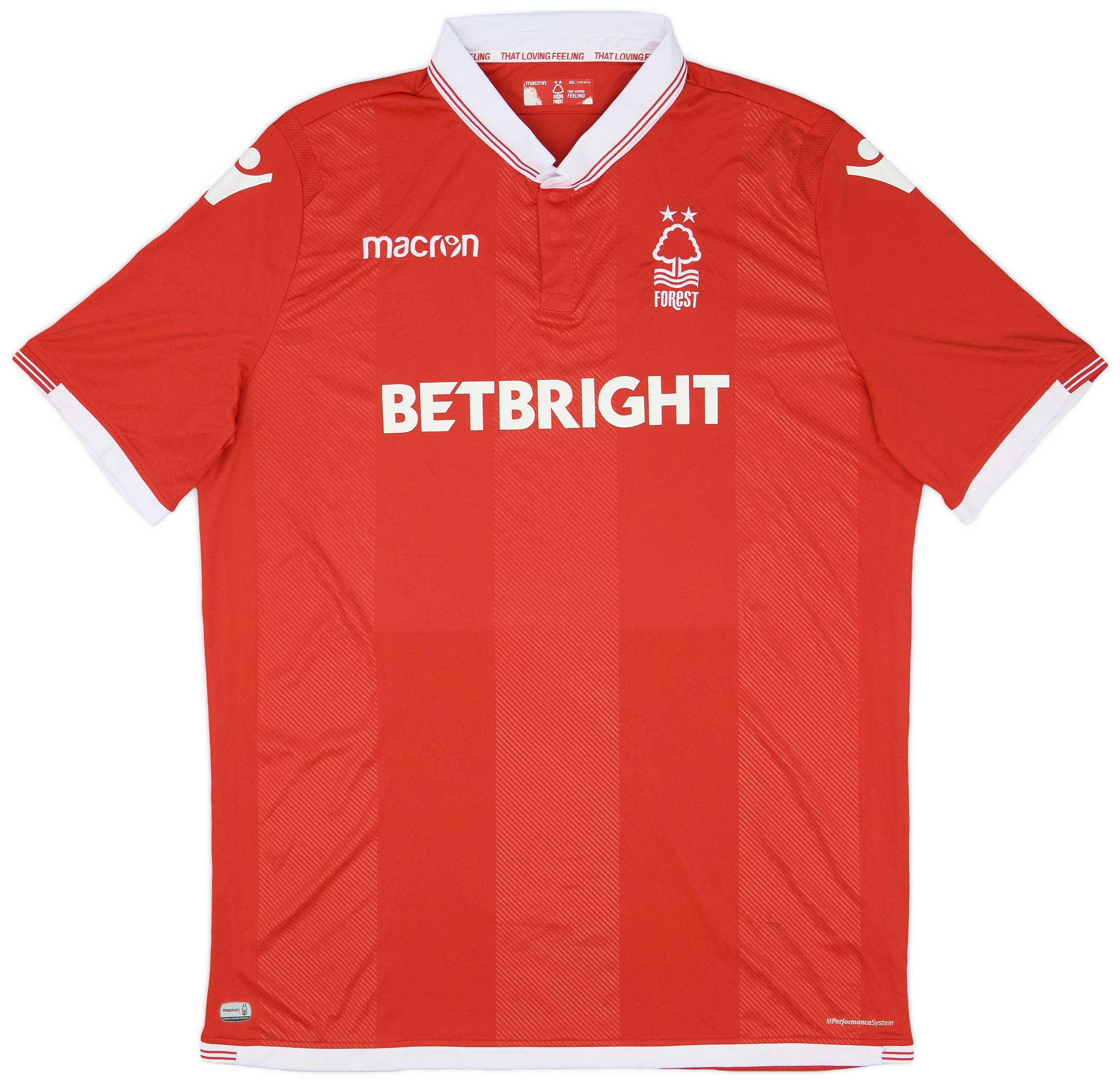2018-19 Nottingham Forest Home Shirt - 9/10 - (4XL)