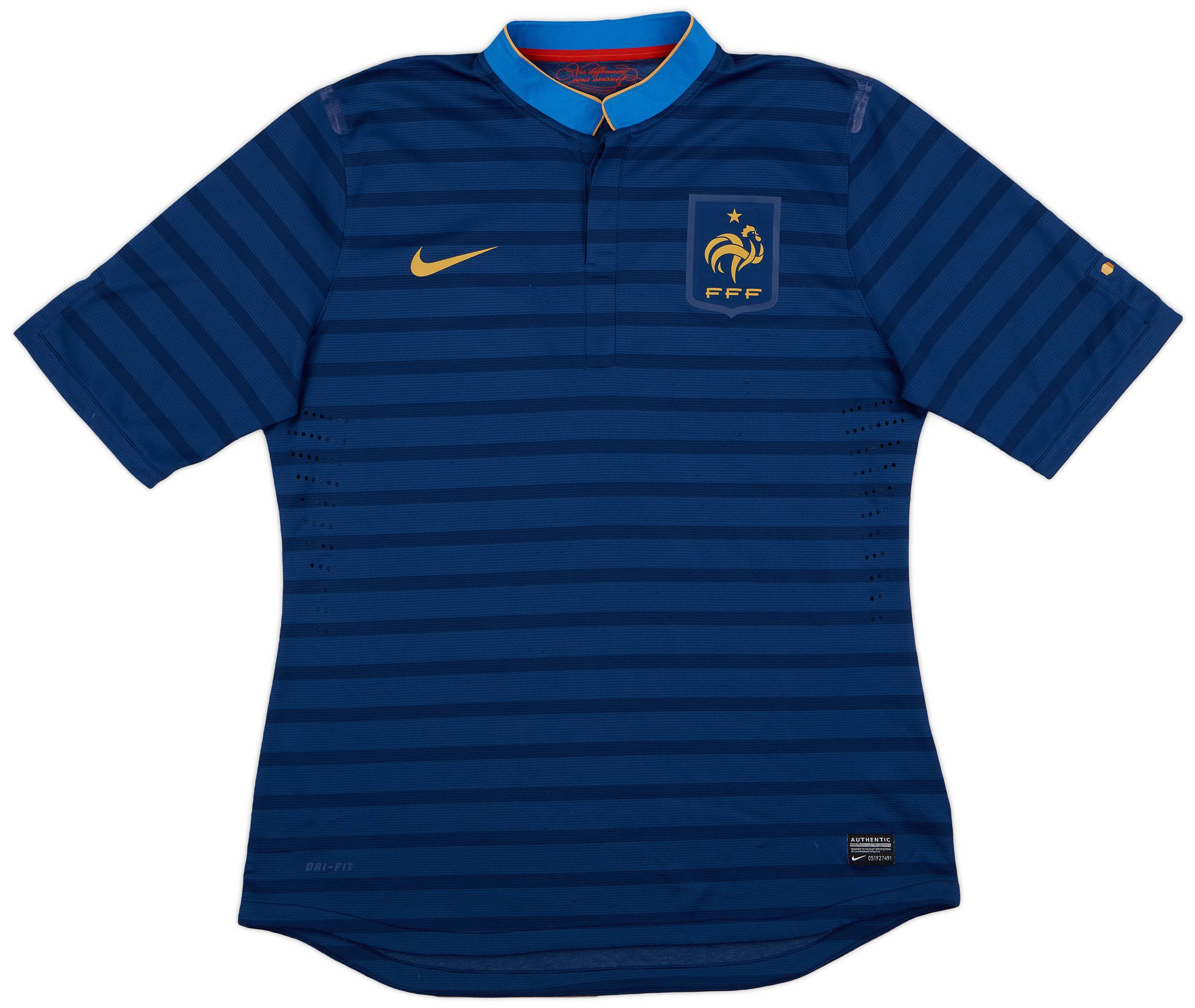 2012-13 France Player Issue Home Shirt - 8/10 - (XL)