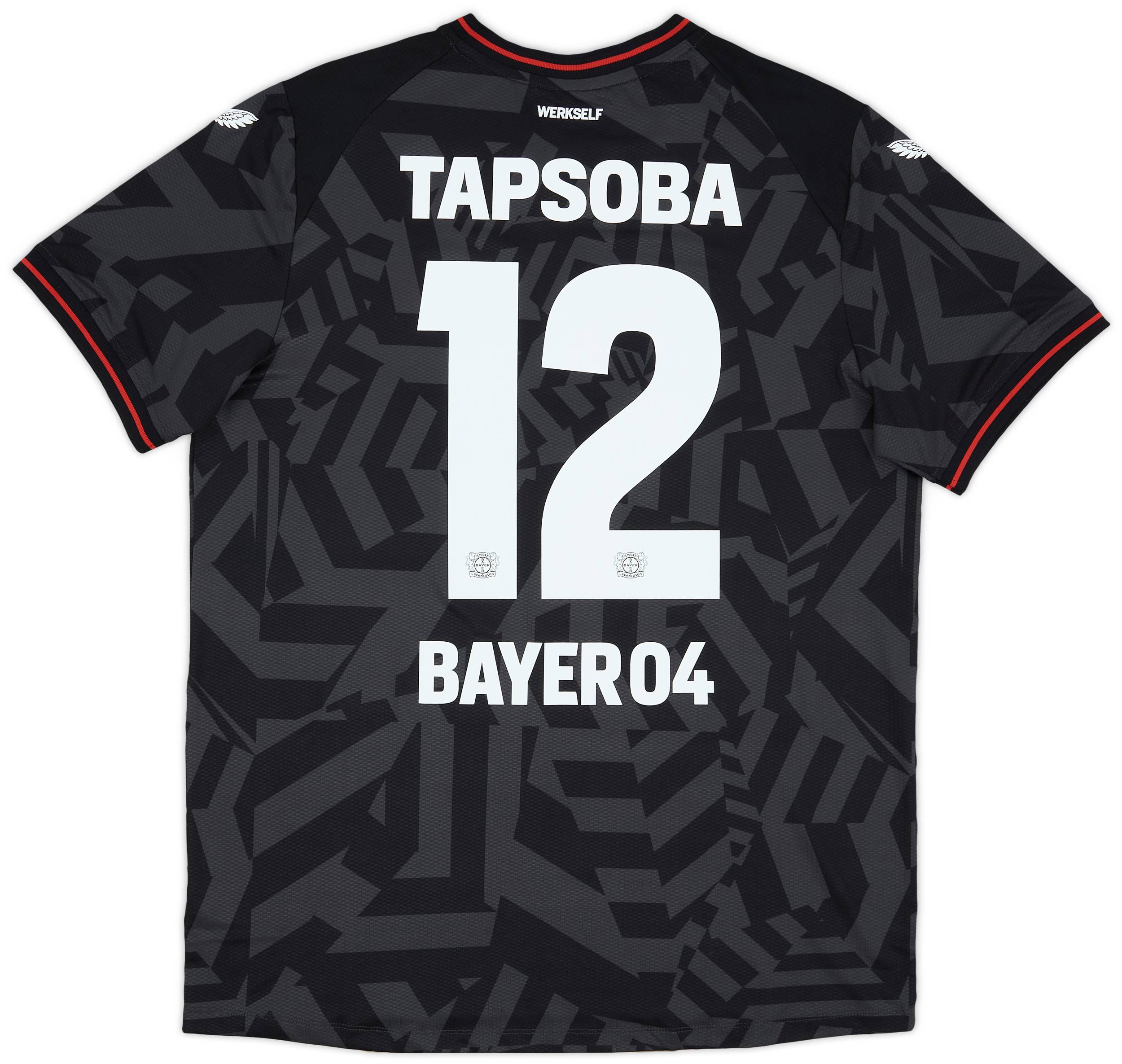 2022-23 Bayer Leverkusen Player Issue Pro Away Shirt Tapsoba #12