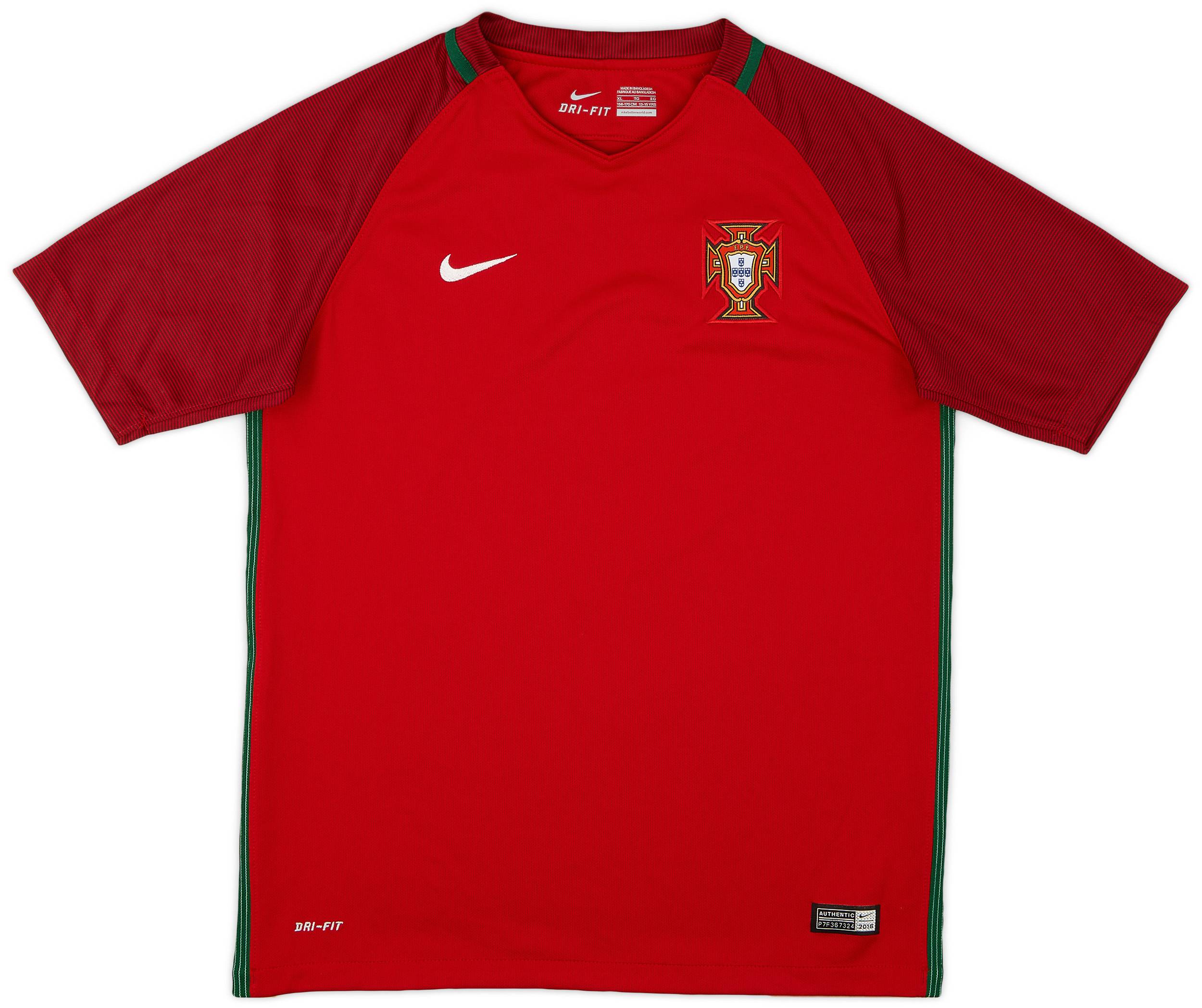 2016 18 Portugal Home Shirt 9 10 XL.Boys