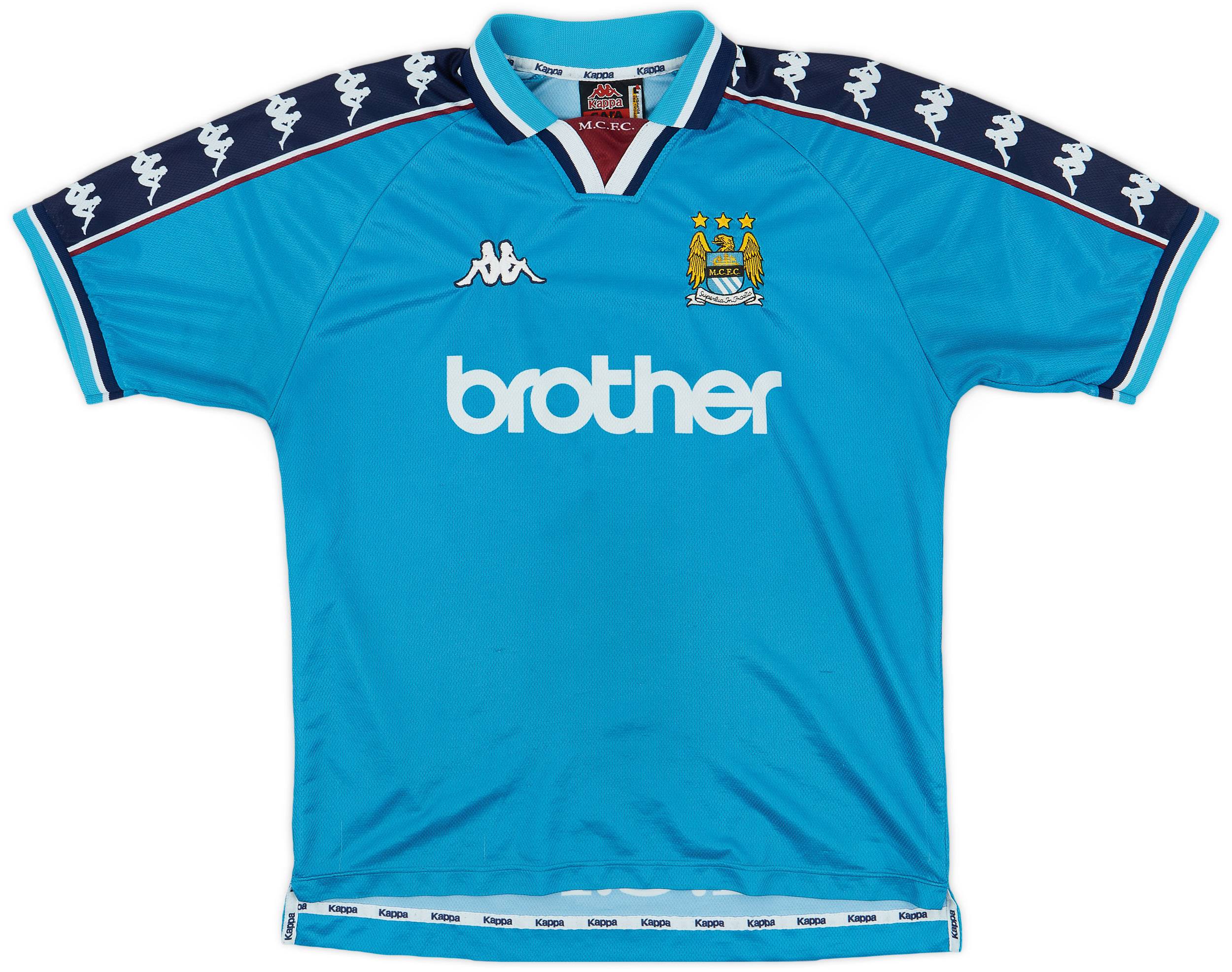 1997-99 Manchester City Home Shirt - 8/10 - (L)