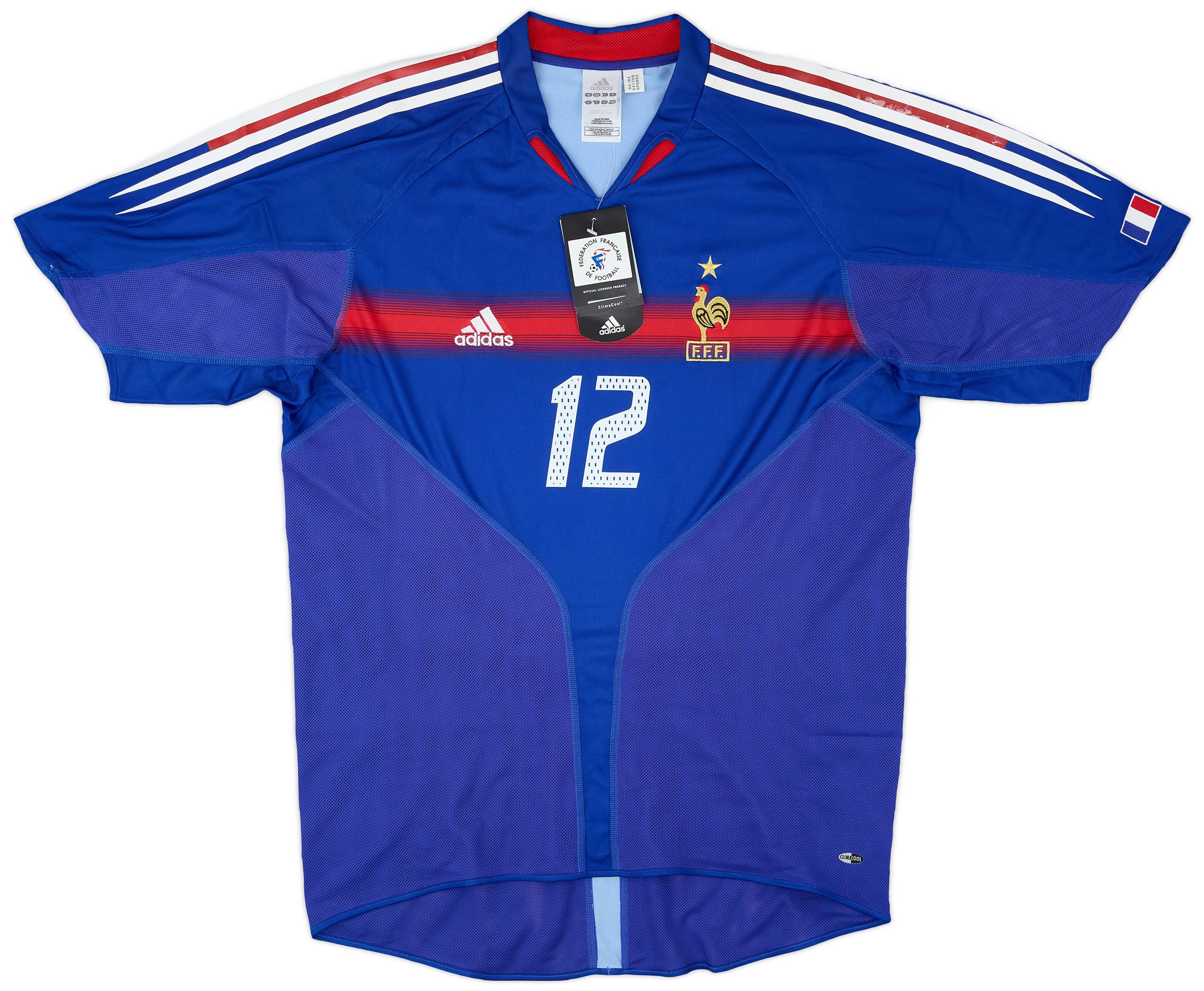 2004-06 France Home Shirt Henry #12 (L)