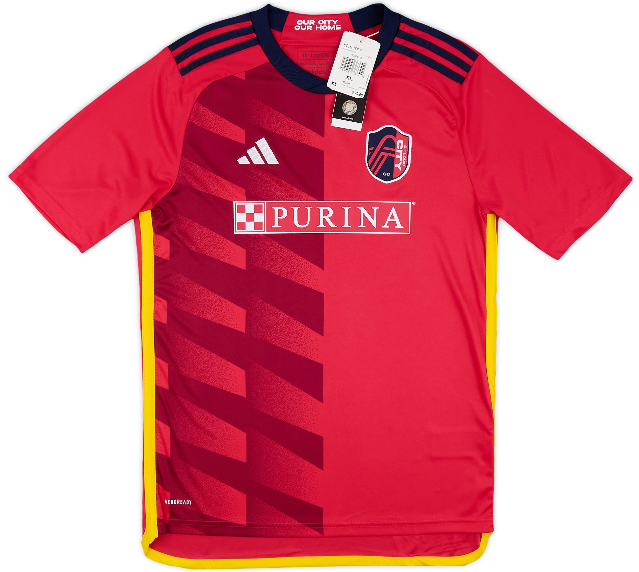 2023 24 St. Louis City Home Shirt XL.Kids