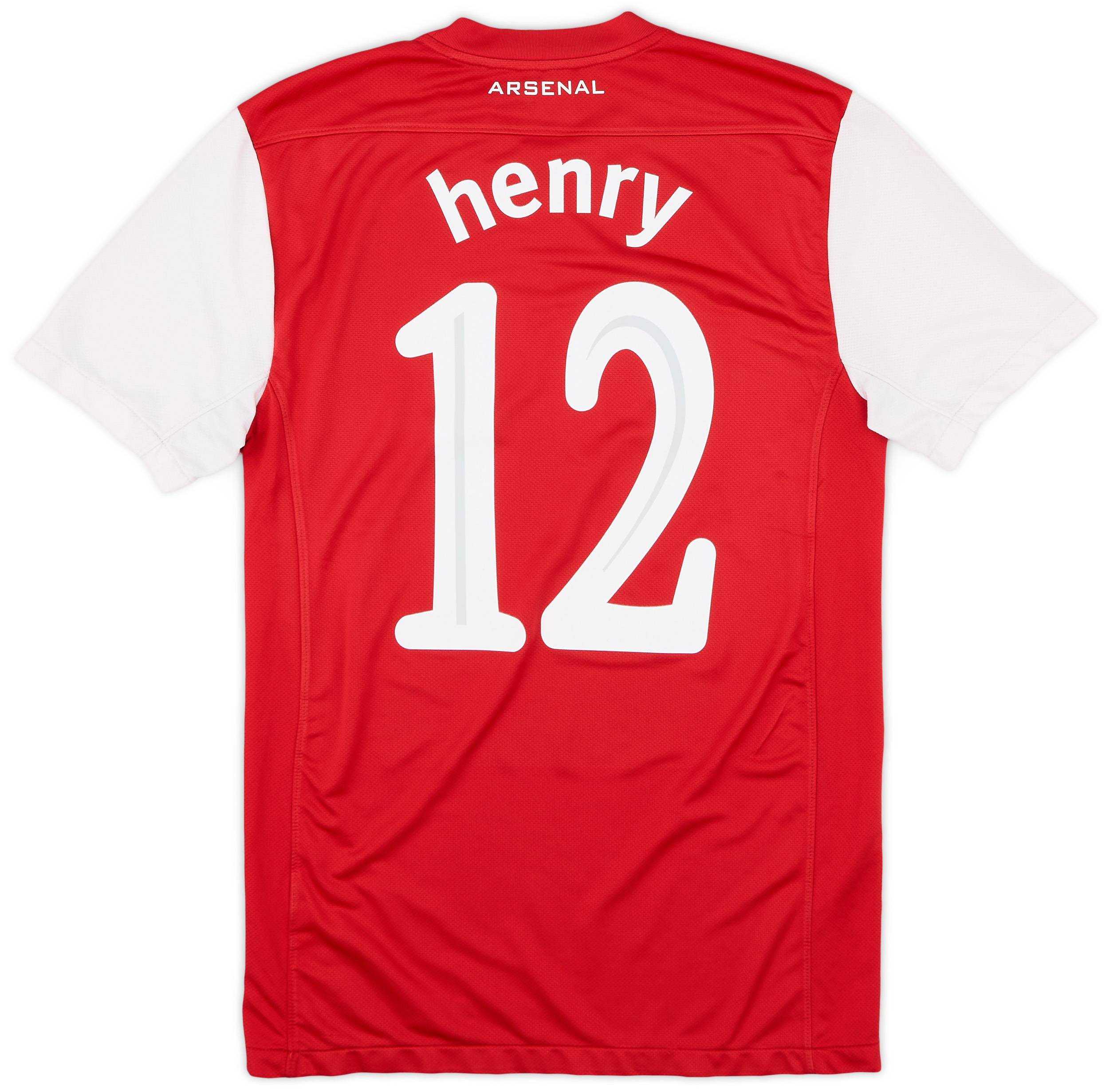 2011-12 Arsenal Home Shirt Henry #12 - 8/10 - (S)