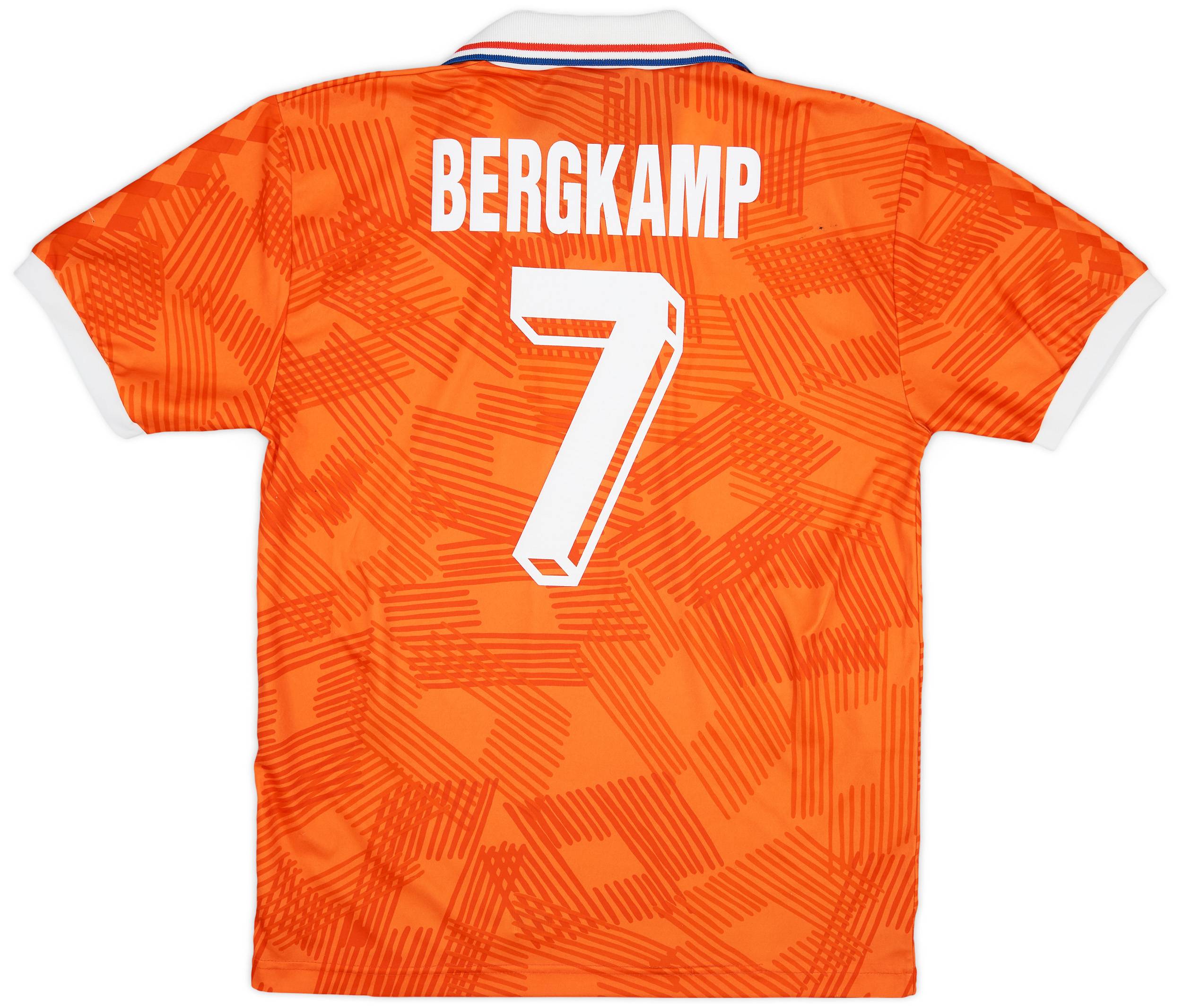 1992-94 Netherlands Home Shirt Bergkamp #7 - 7/10 - (XL)