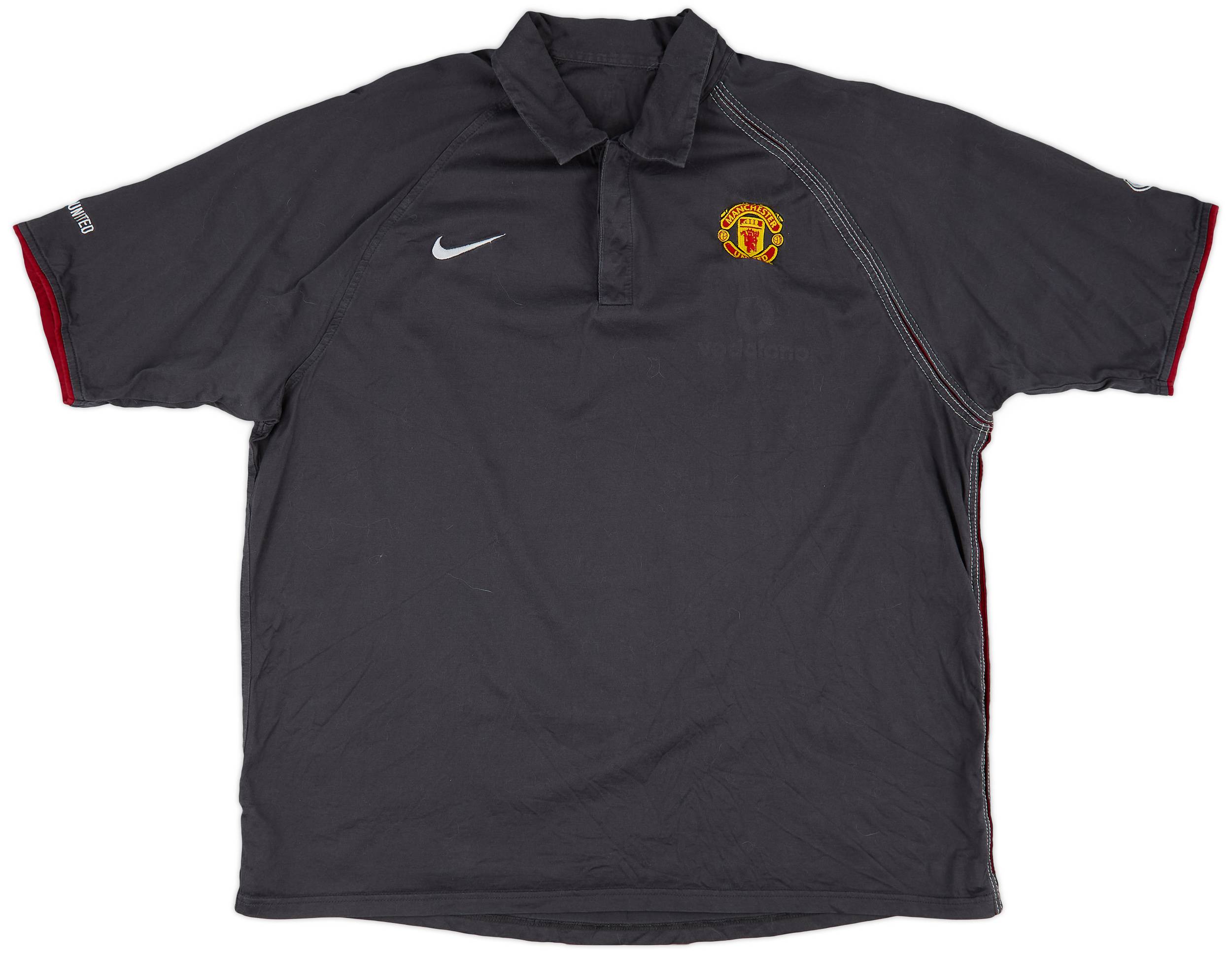 2004-05 Manchester United Nike Polo Shirt - 6/10 - (XL)