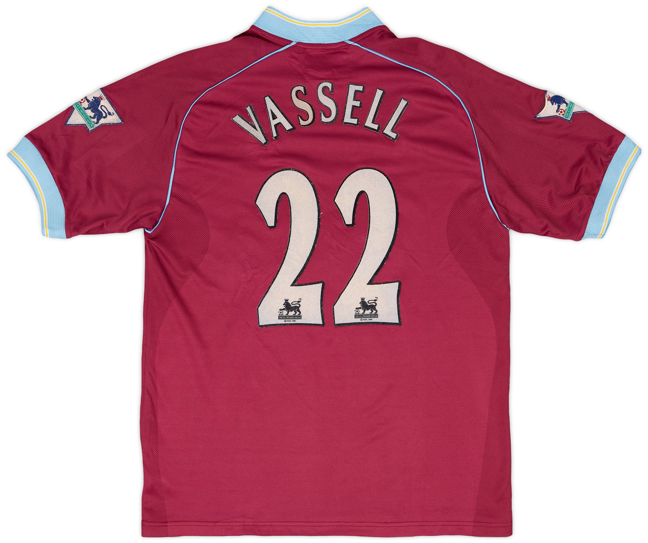 DIADORA 2001-02 Aston Villa ゲームシャツ 2001 - 2002 Aston Villa, Away Football Shirt by Diadora