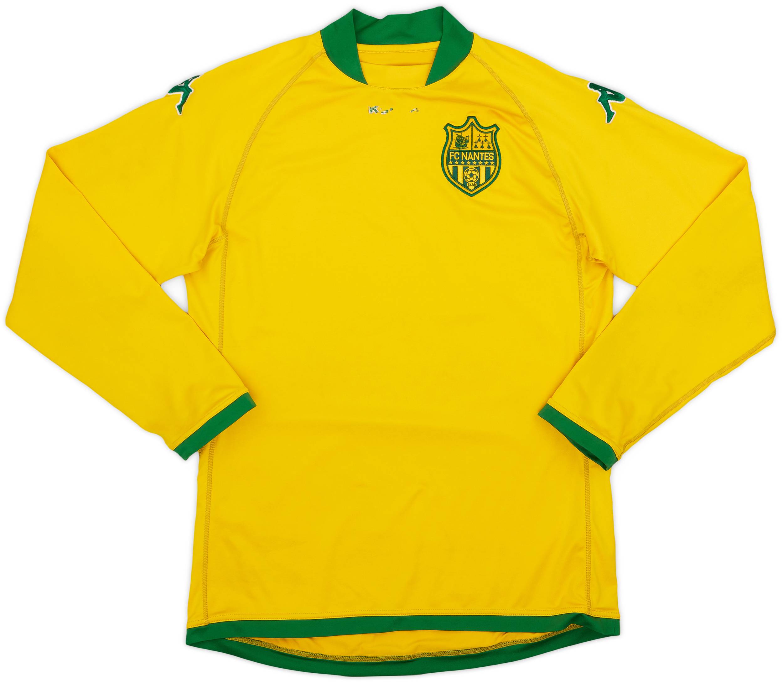 2008-09 Nantes Home L/S Shirt - 5/10 - (M)