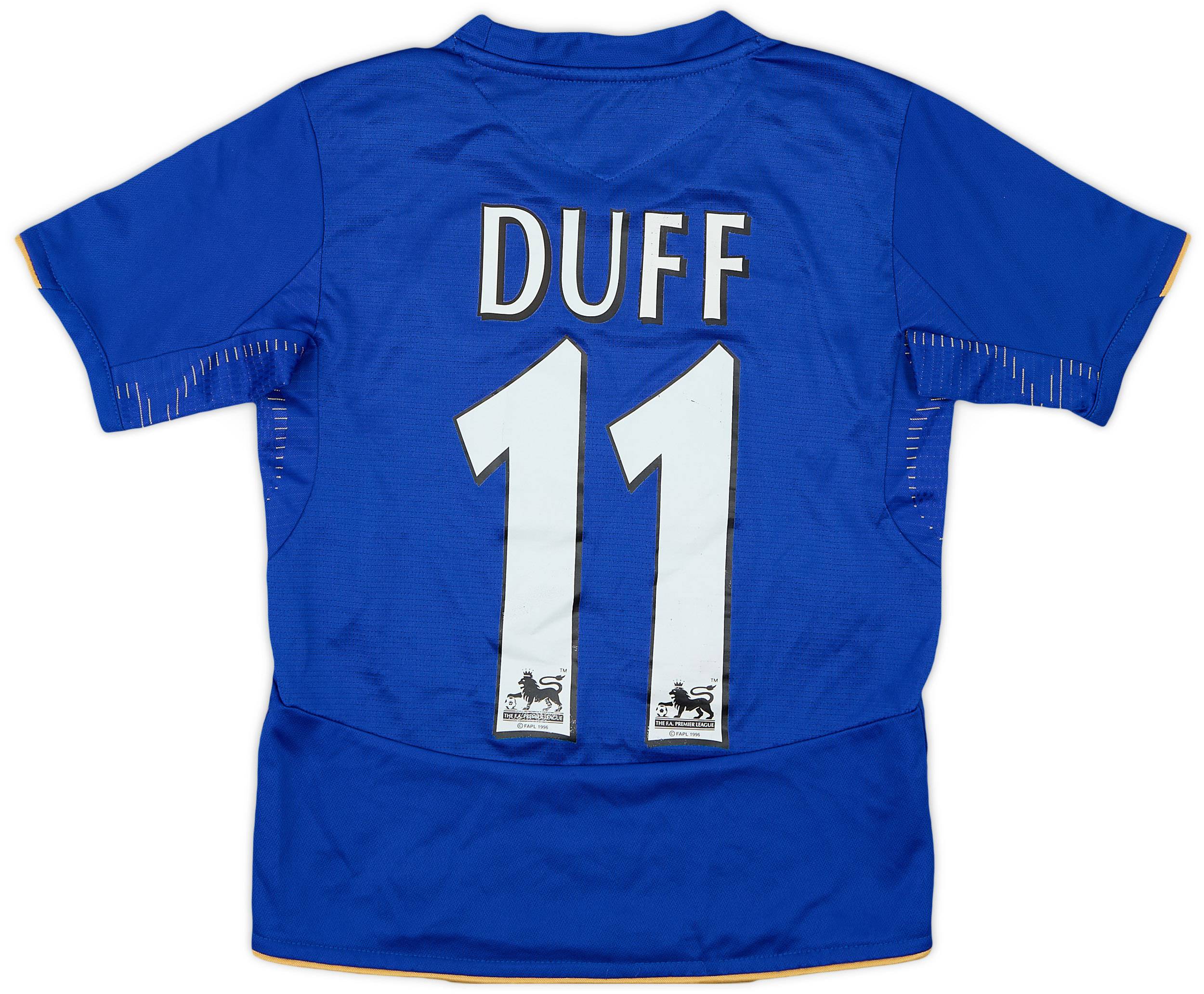 2005-06 Chelsea Centenary Home Shirt Duff #11 - 7/10 - (S.Boys)