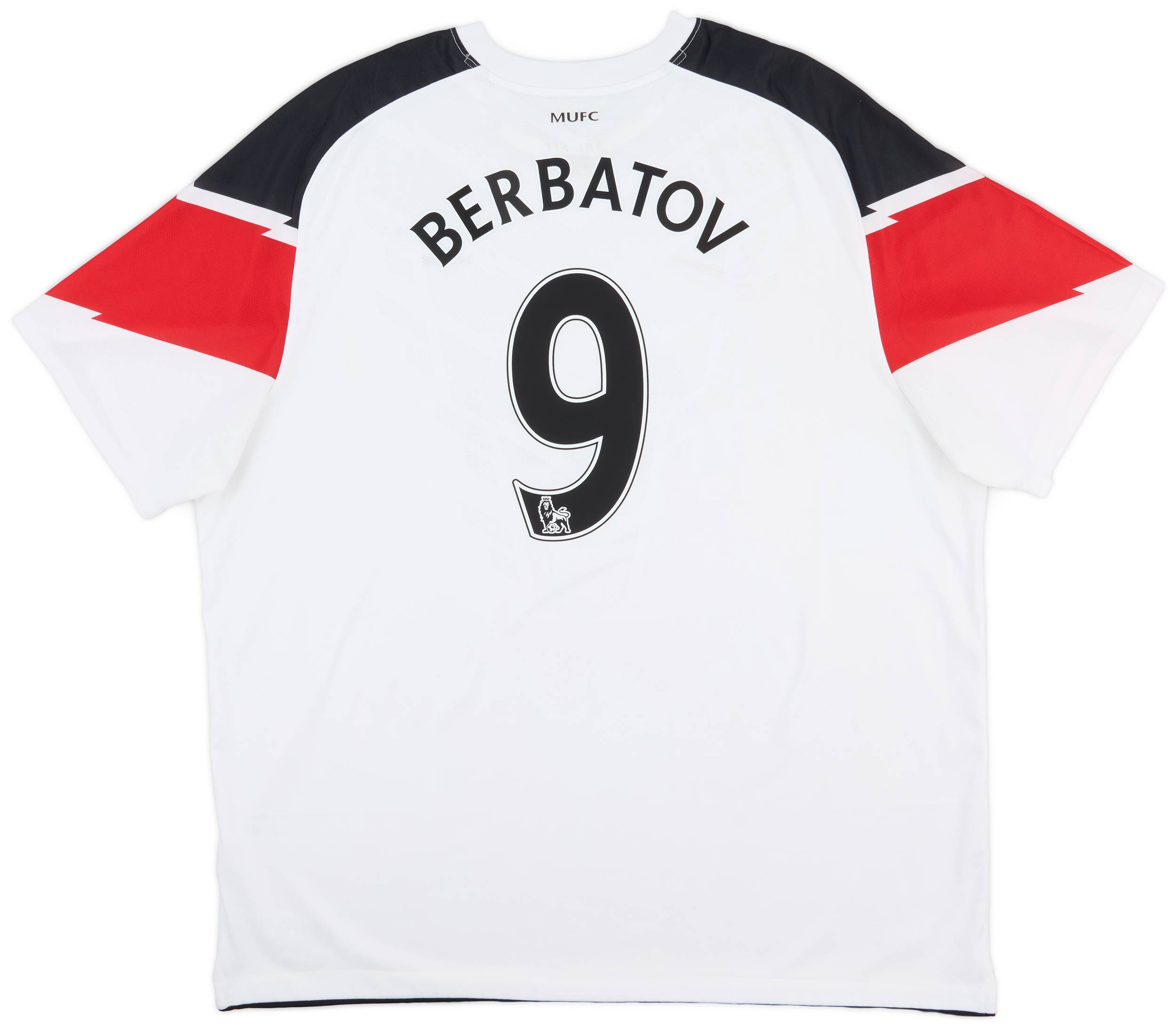 2010-12 Manchester United Away Shirt Berbatov #9 - 9/10 - (XXL)