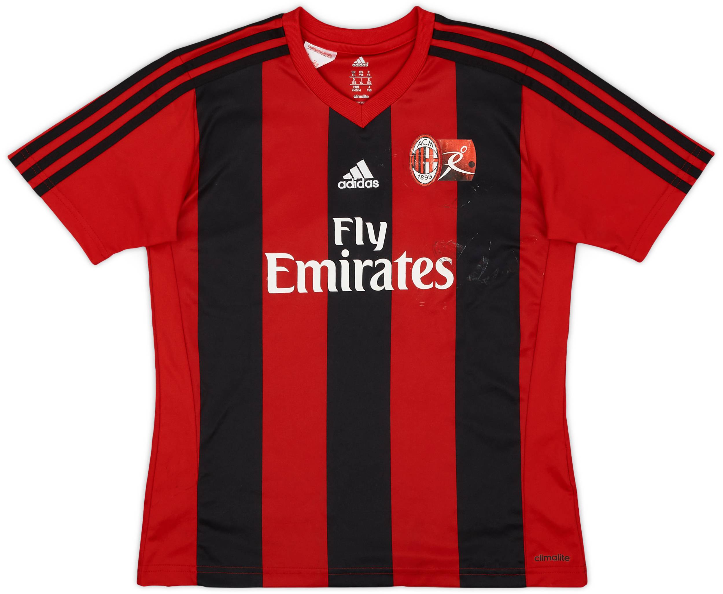 2010-11 AC Milan adidas Formotion Training L/S Shirt - 8/10 - (M.L)