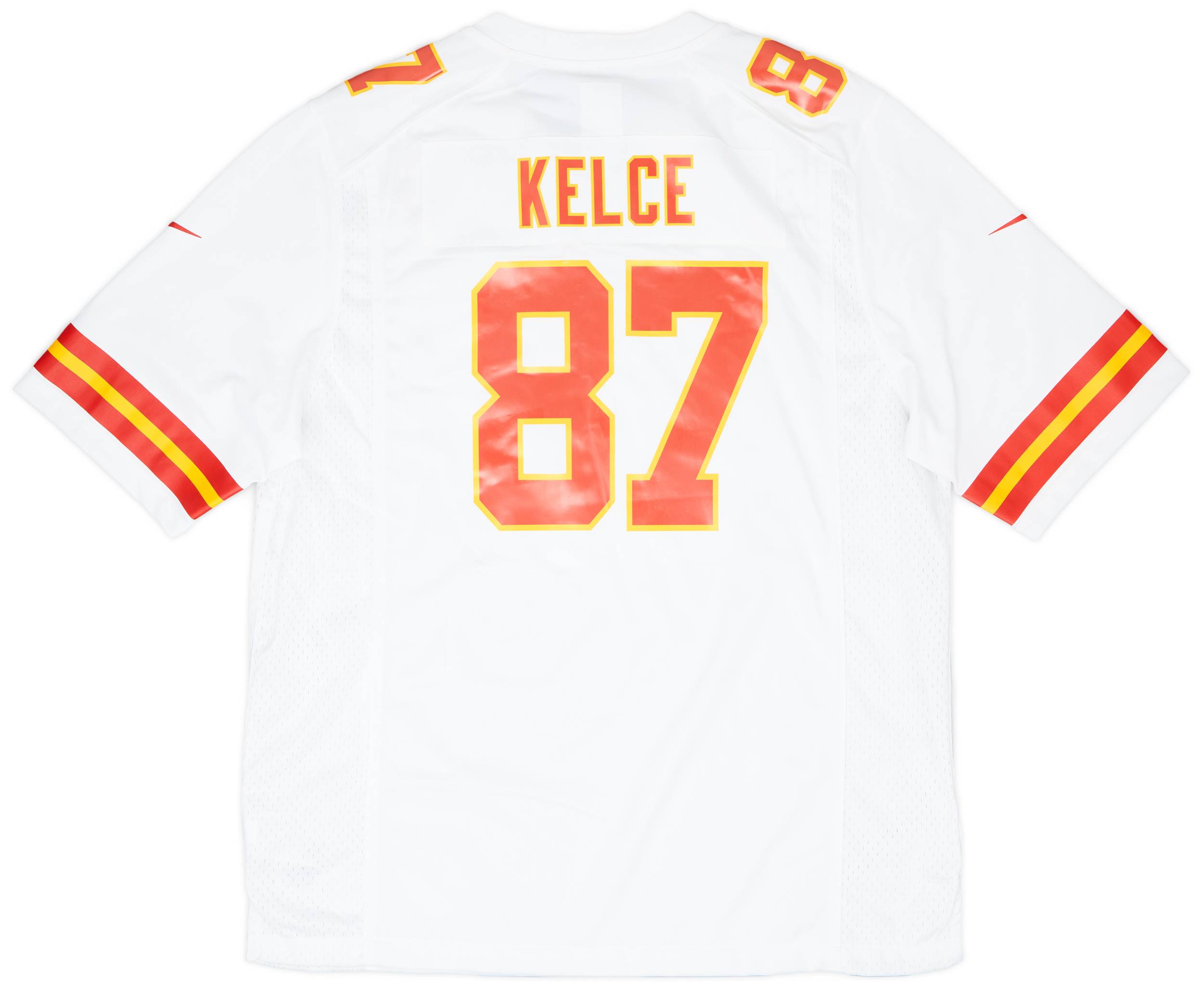 2013 24 Kansas City Chiefs Kelce 87 Nike Game Away Jersey XL