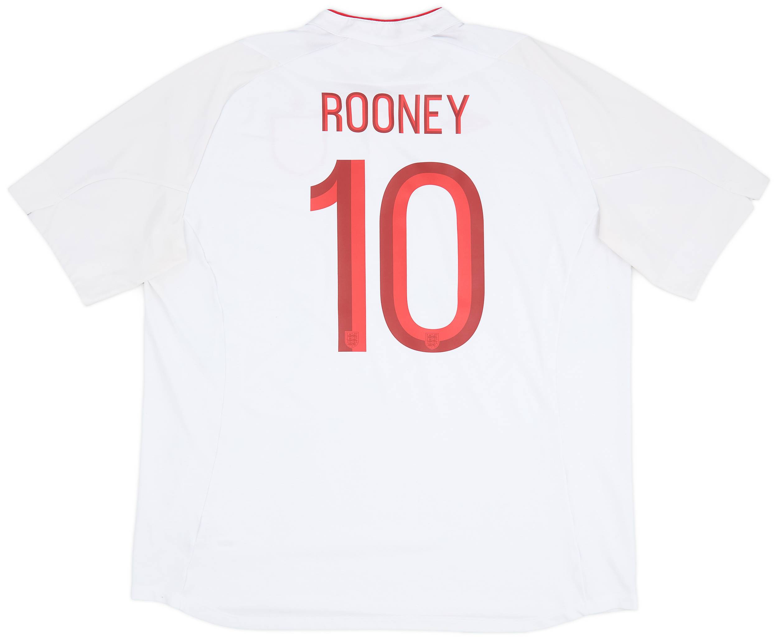 2012-13 England Home Shirt - 9/10 - (3XL)