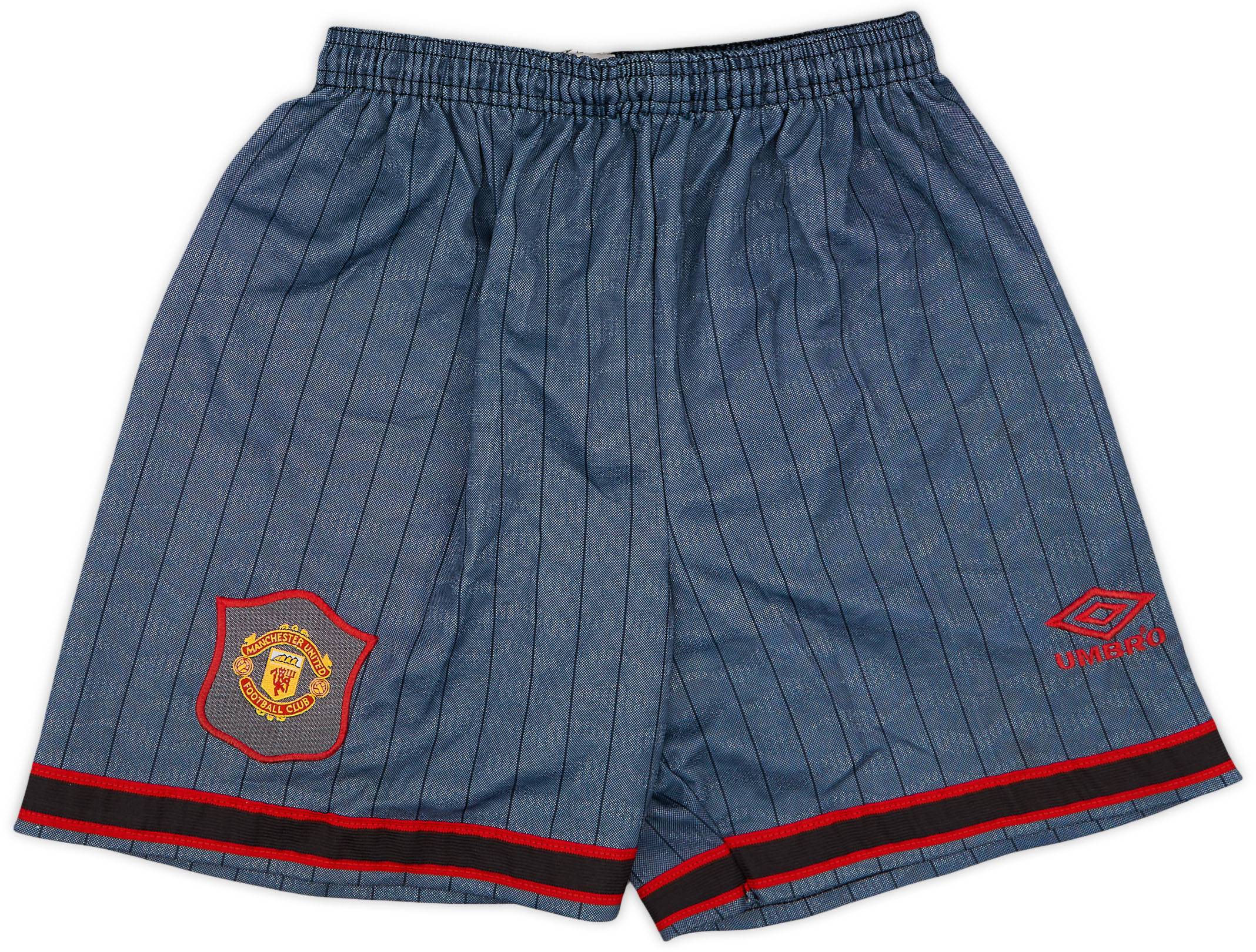 1995-96 Manchester United Away Shorts - 7/10 - (S)