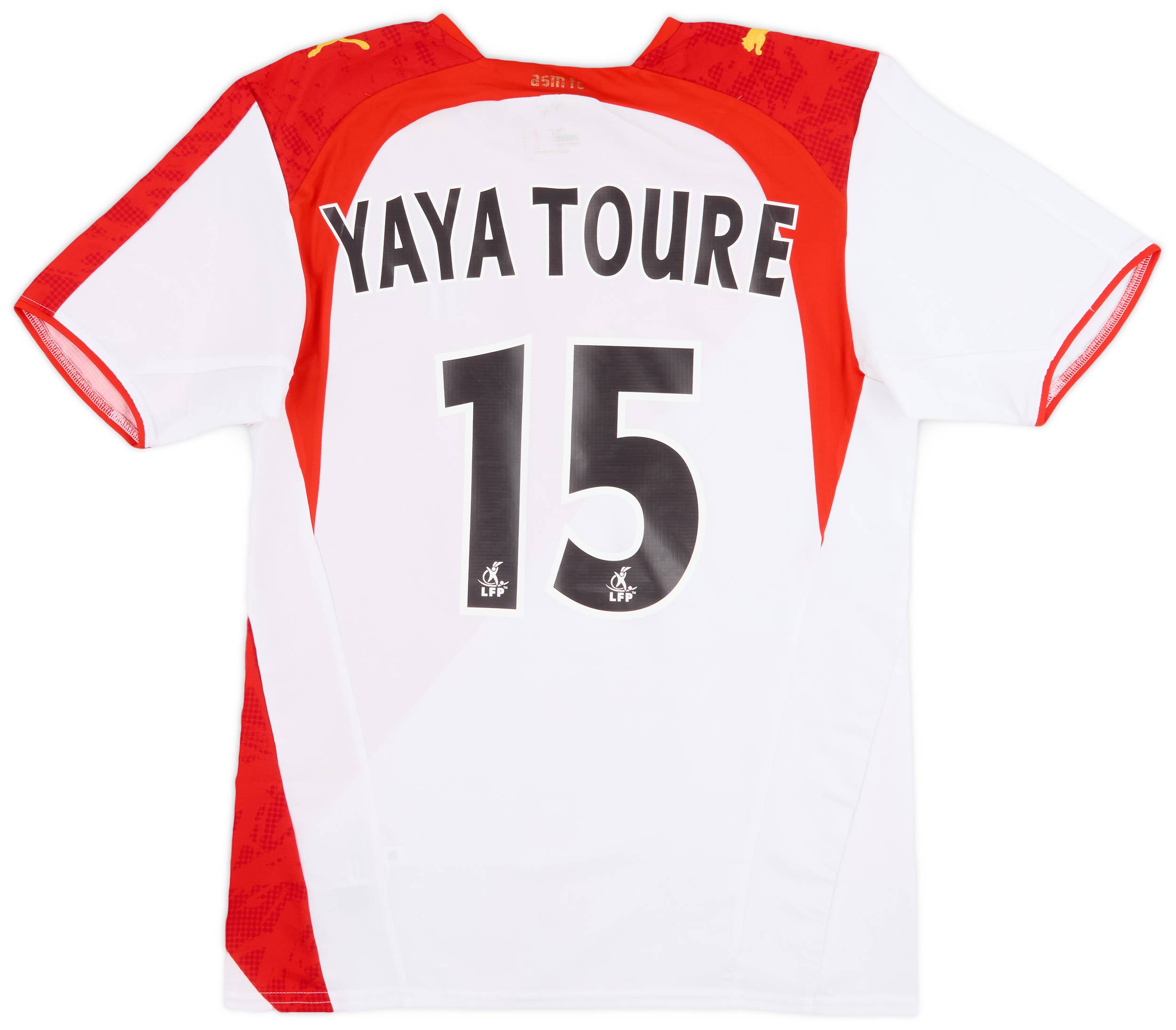 2006-07 Monaco Home Shirt Yaya Toure #15 - 9/10 - (S)