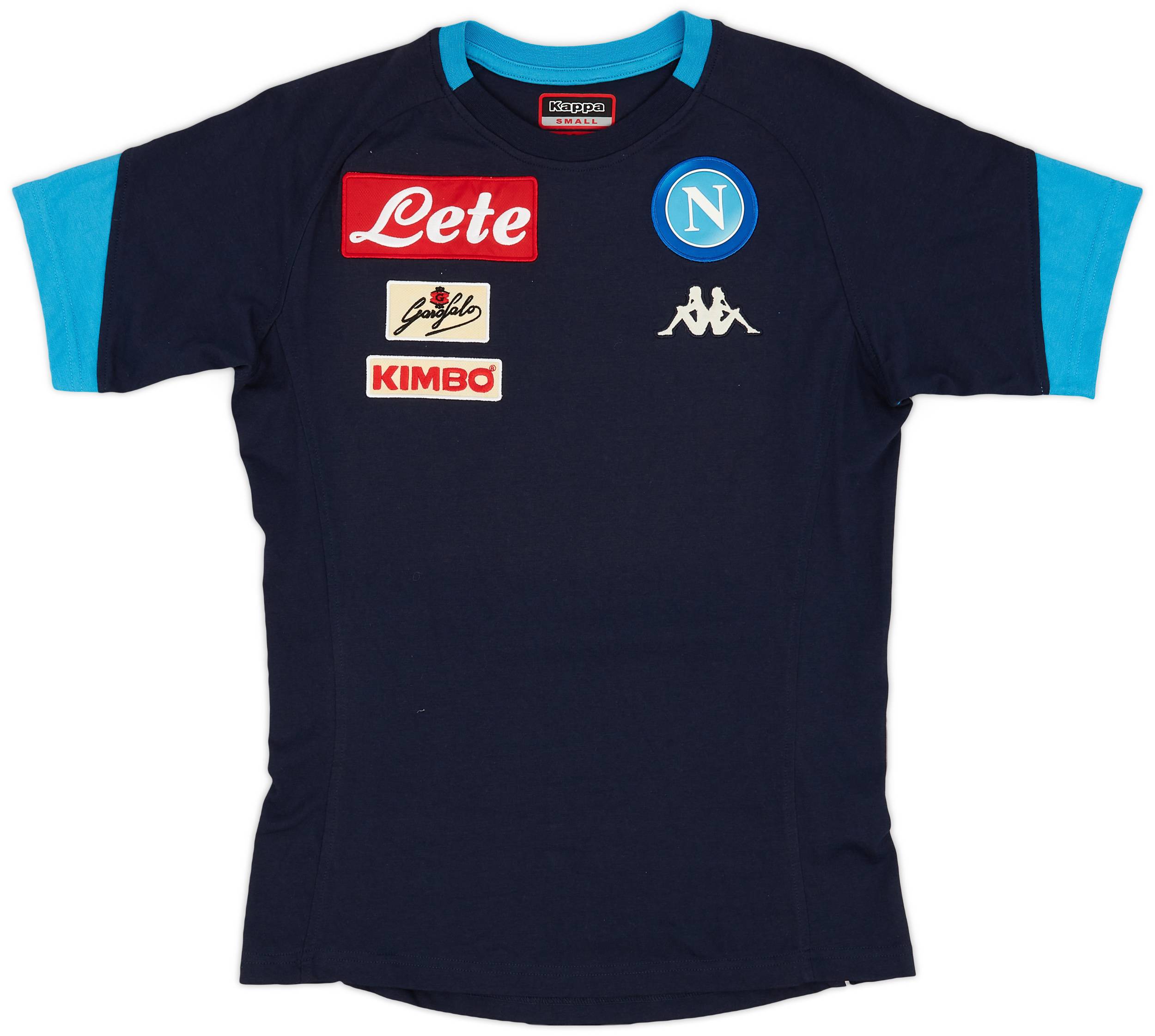 2017-18 Napoli Kappa Training Shirt - 10/10 - (S)