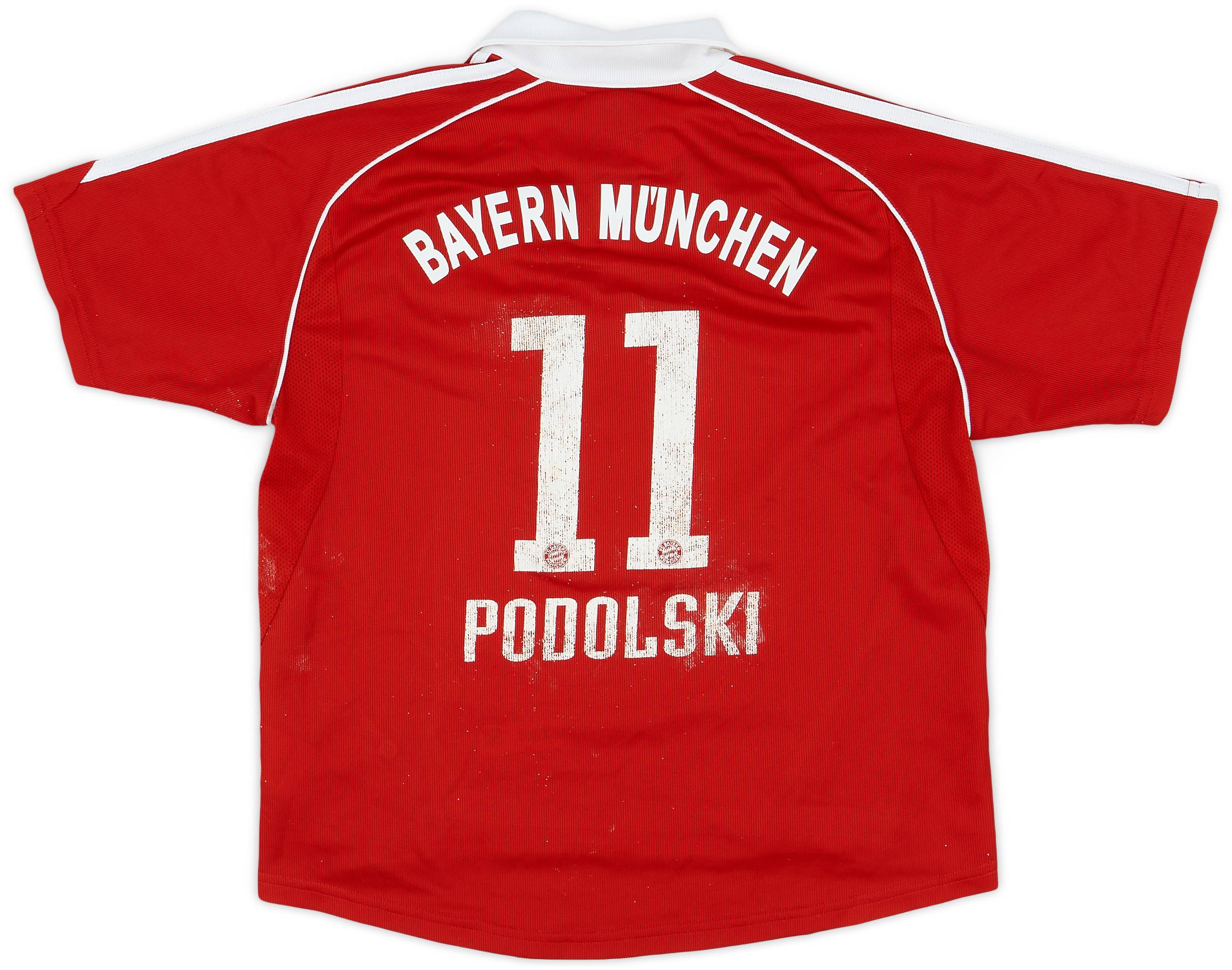 2006-07 Bayern Munich Home Shirt Podolski #11 - 4/10 - (M.Boys)