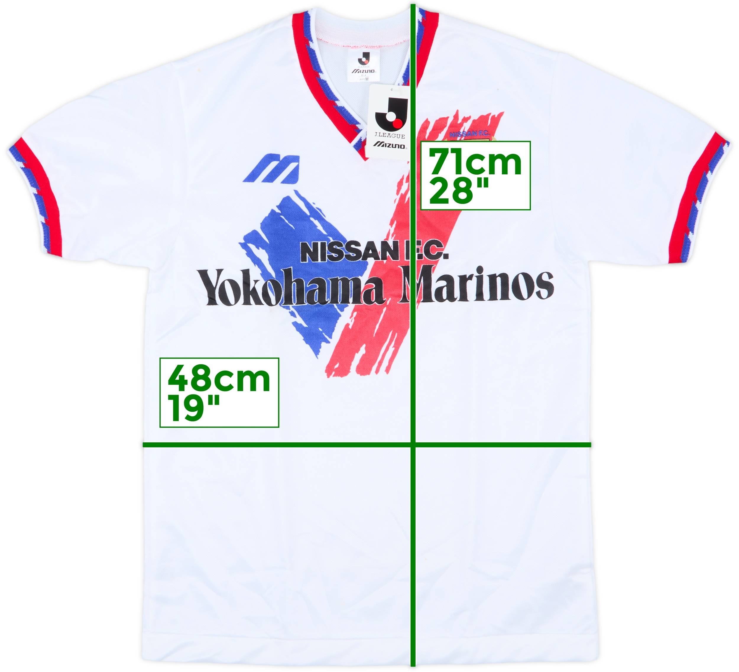 MIZUNO - テリオスユニフォーム 1993-94 Yokohama Mizuno Training Shirt (M)