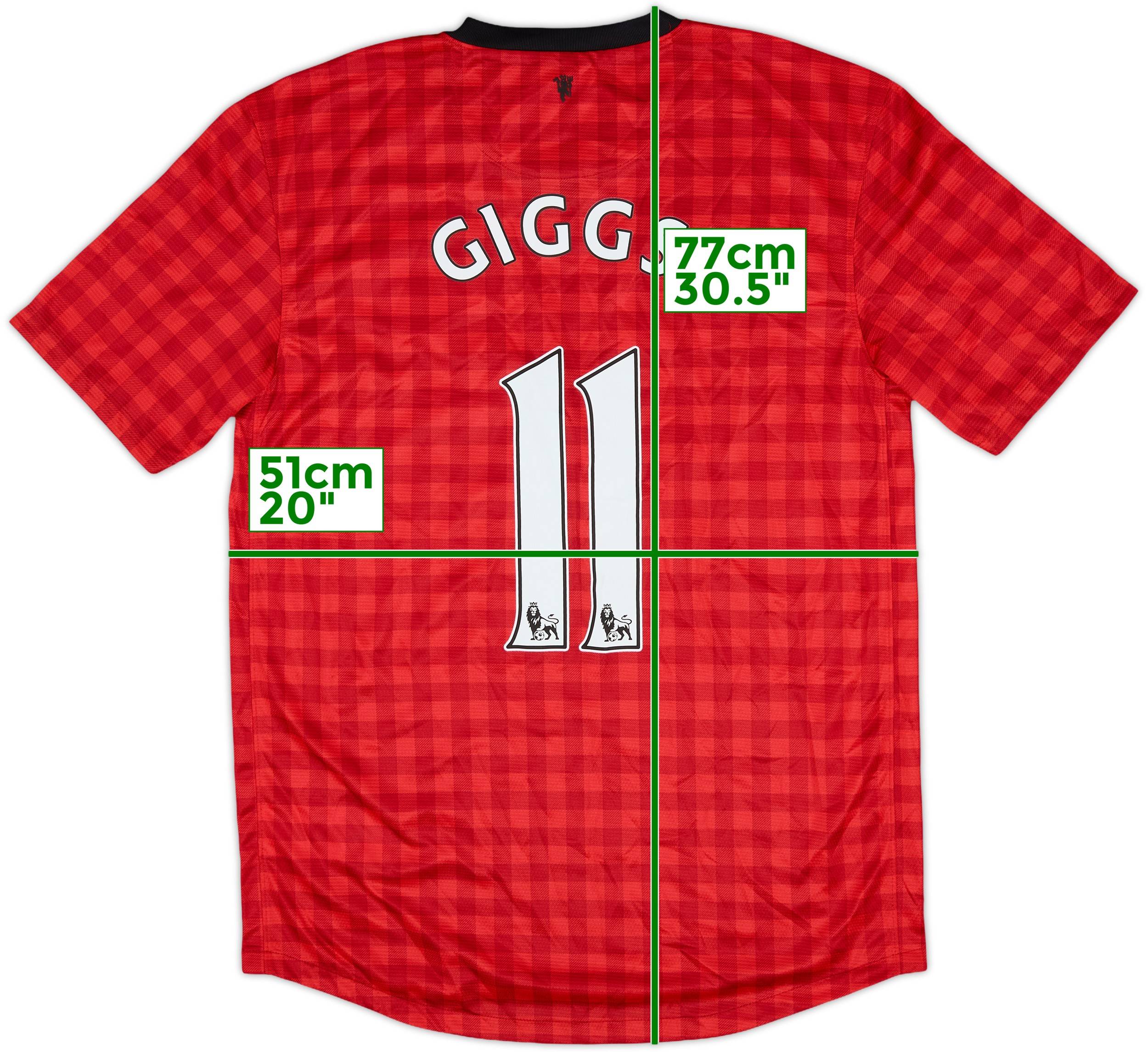 2012-13 Manchester United Home Shirt Giggs #11 (M)