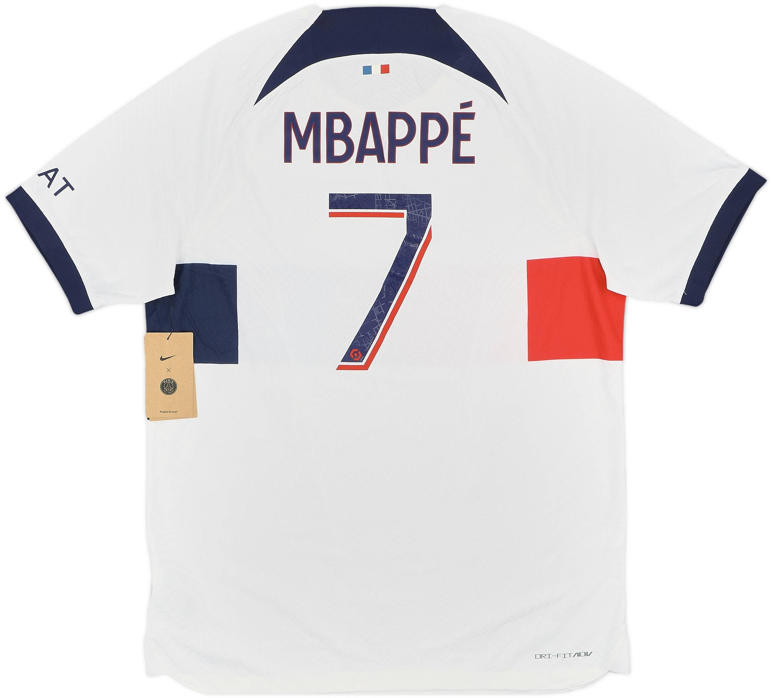 2023-24 Paris Saint-Germain Authentic Away Shirt Mbappe #7 (L)