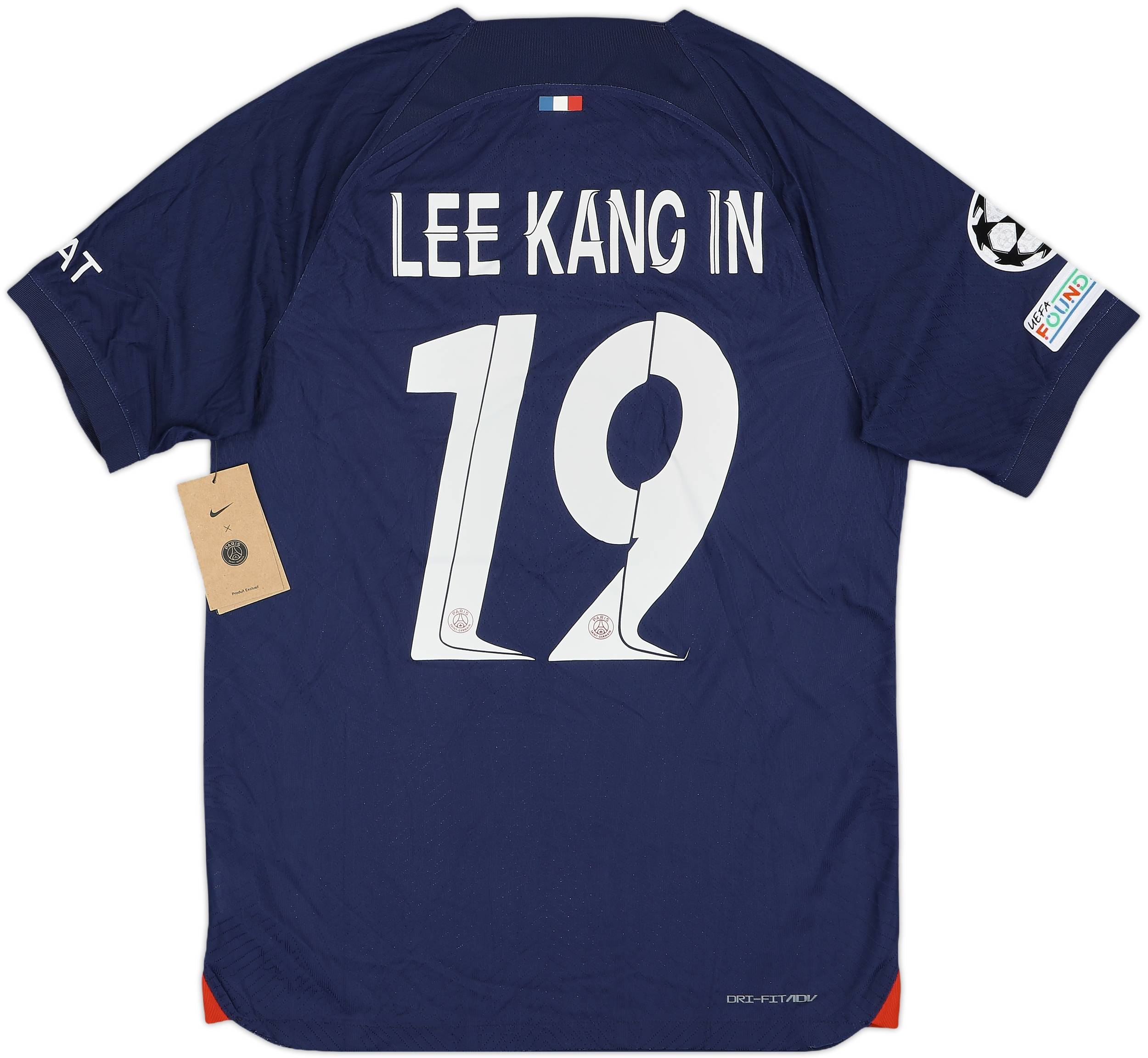 2023-24 Paris Saint-Germain Authentic Home Shirt Lee Kang In