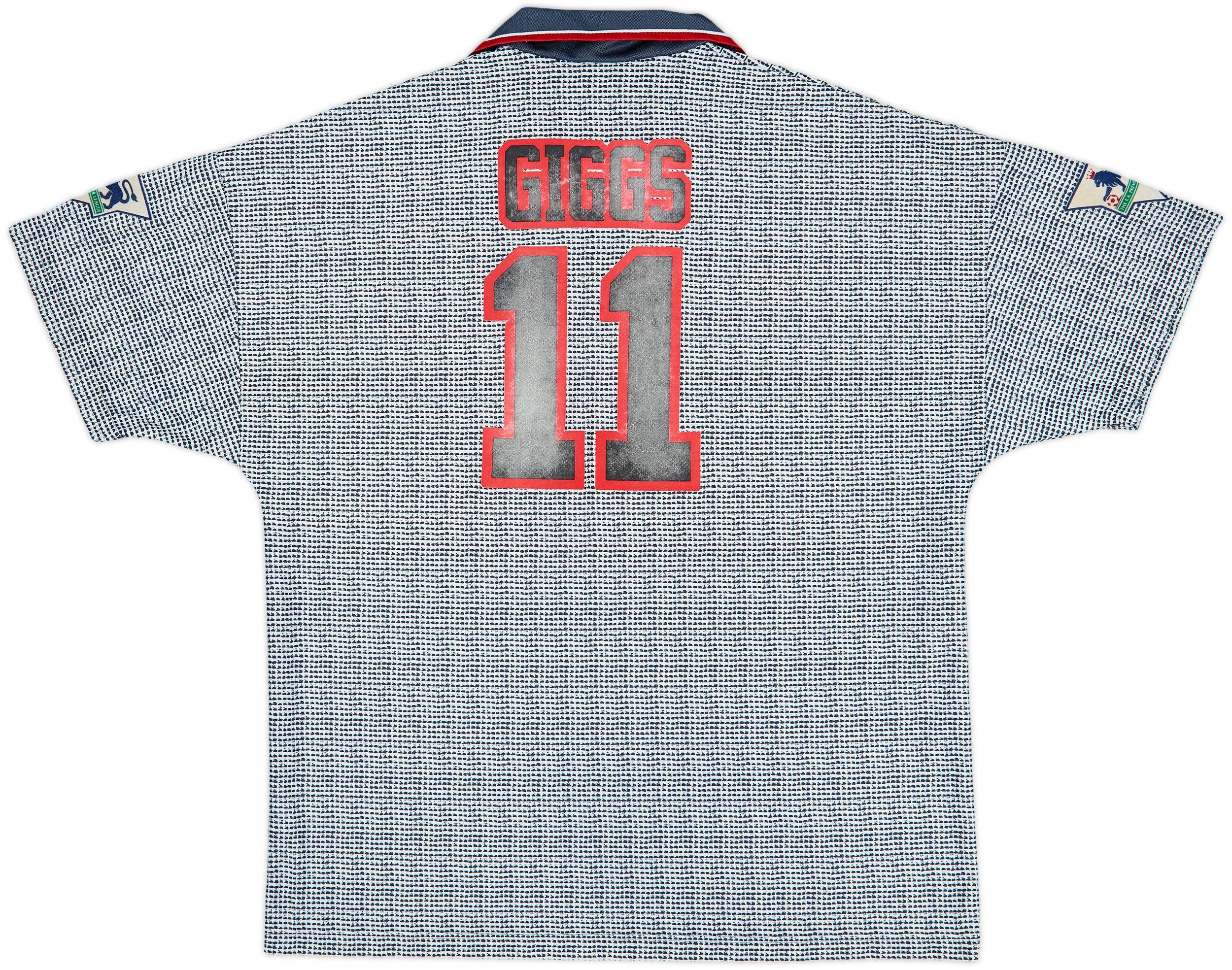 Manchester UnitedマンチェスターU/95-96/Giggs/XL 1994-96 Manchester United Home Shirt Giggs #11 - 4/10 - (M)