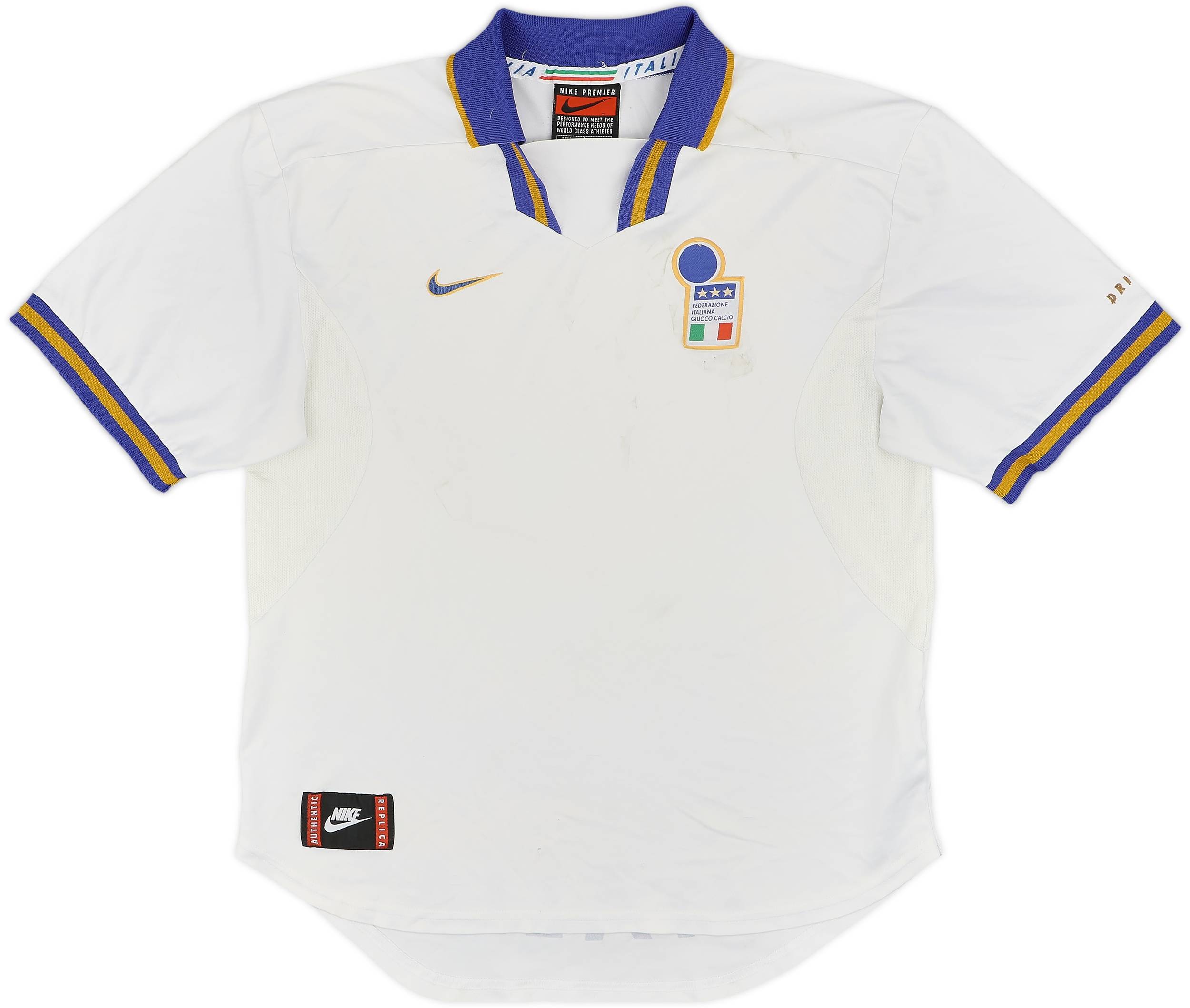 サッカーイタリア代表 1996 AWAYユニフォーム NIKE ITALY NATIONAL TEAM 1996 1997 1998 AWAY FOOTBALL SHIRT